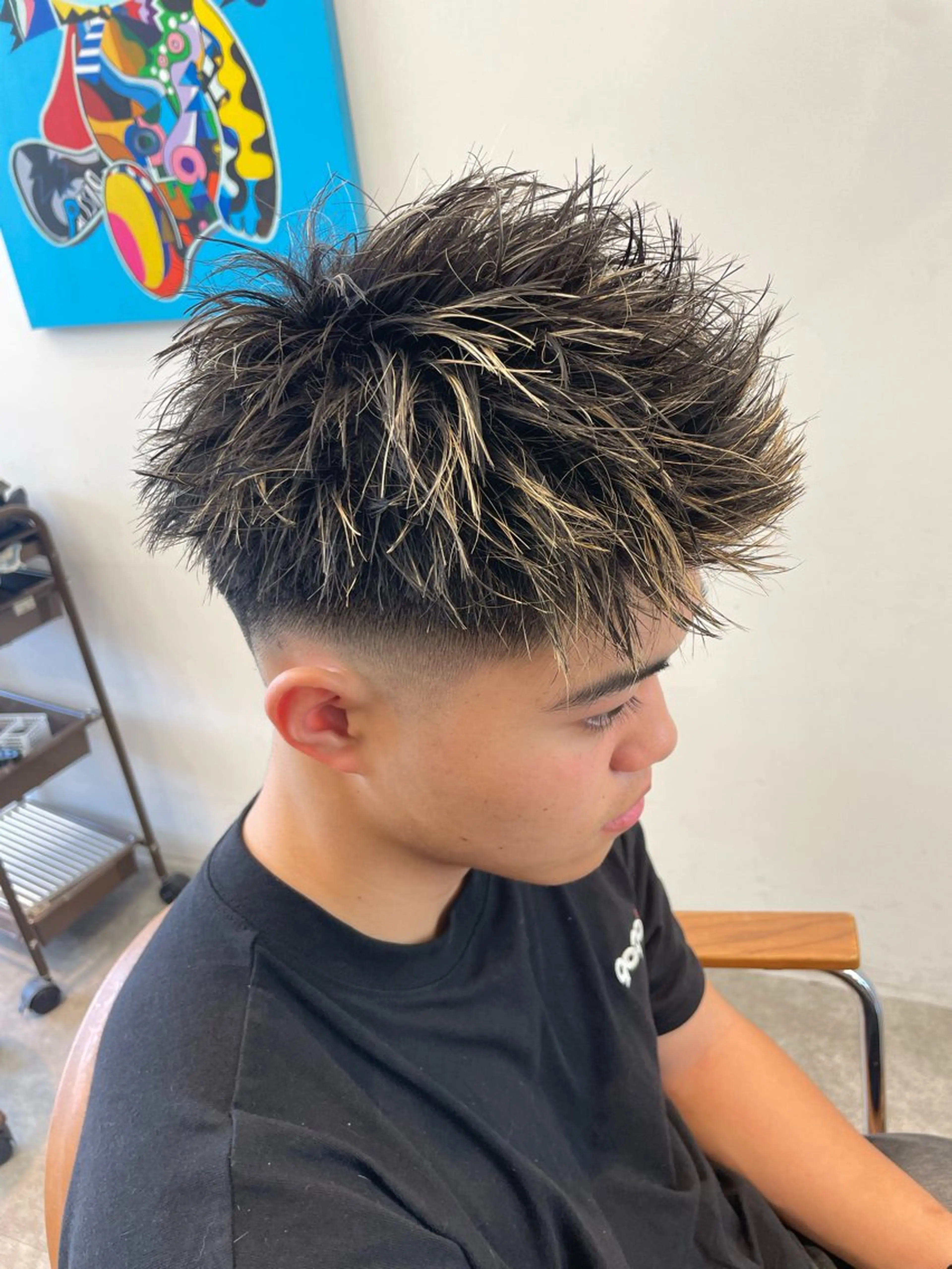 ショート メンズ カット 中島 耀一朗のヘアスタイル