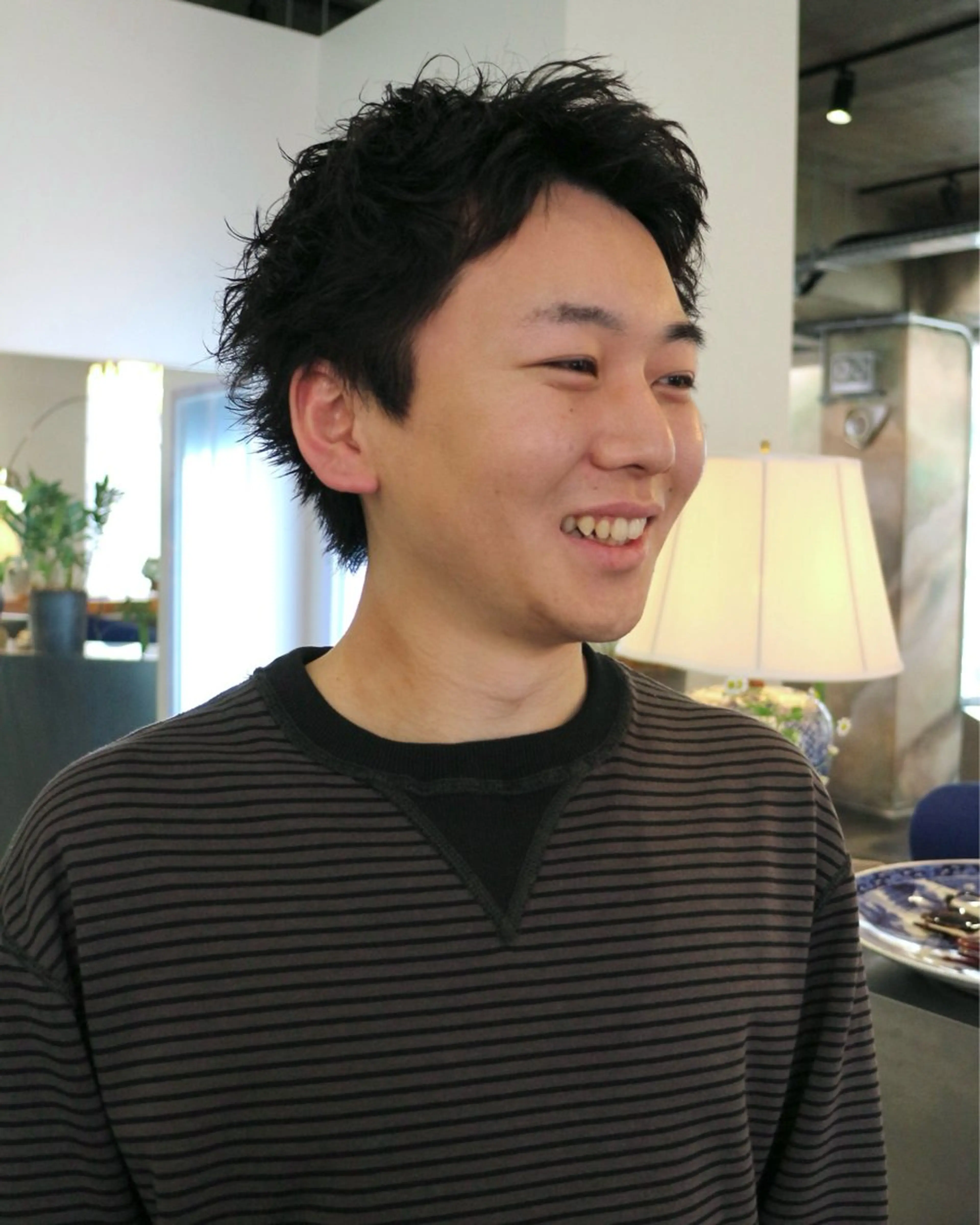 パーマ メンズ メンズパーマ 奥村 珠実のヘアスタイル
