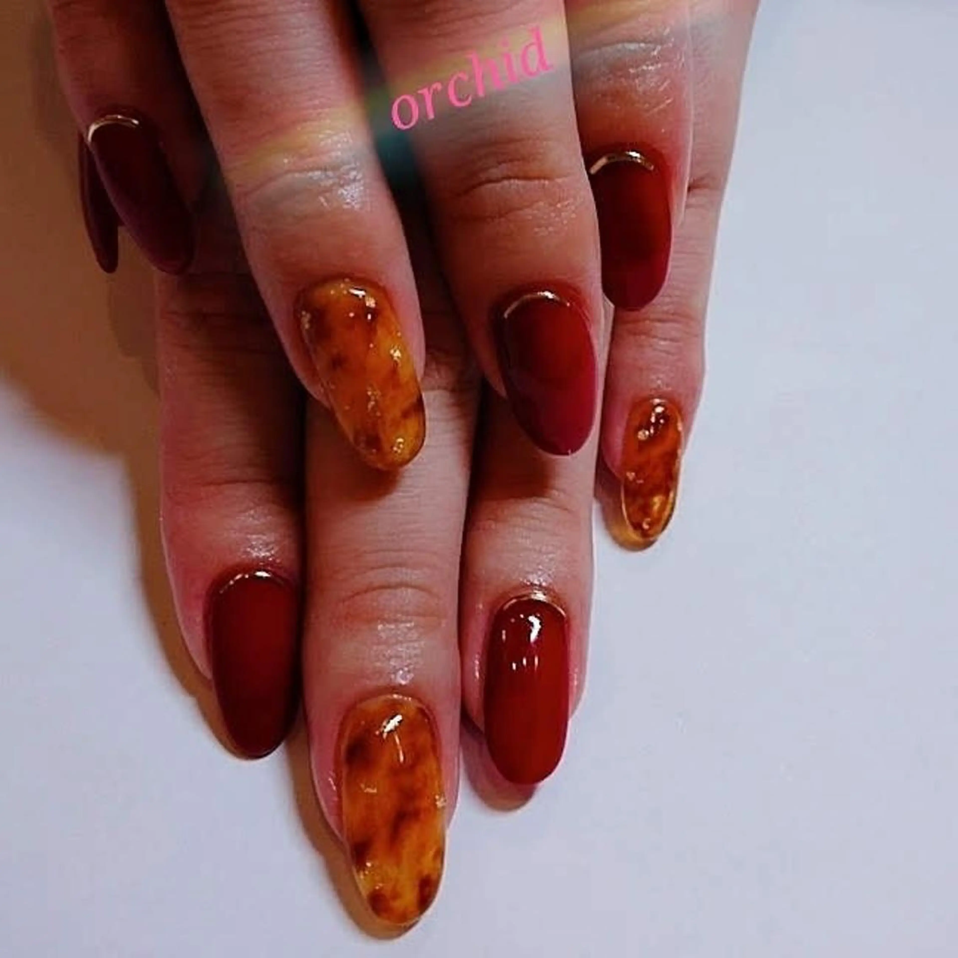 ネイル orchid ♡オーキッドのネイルデザイン