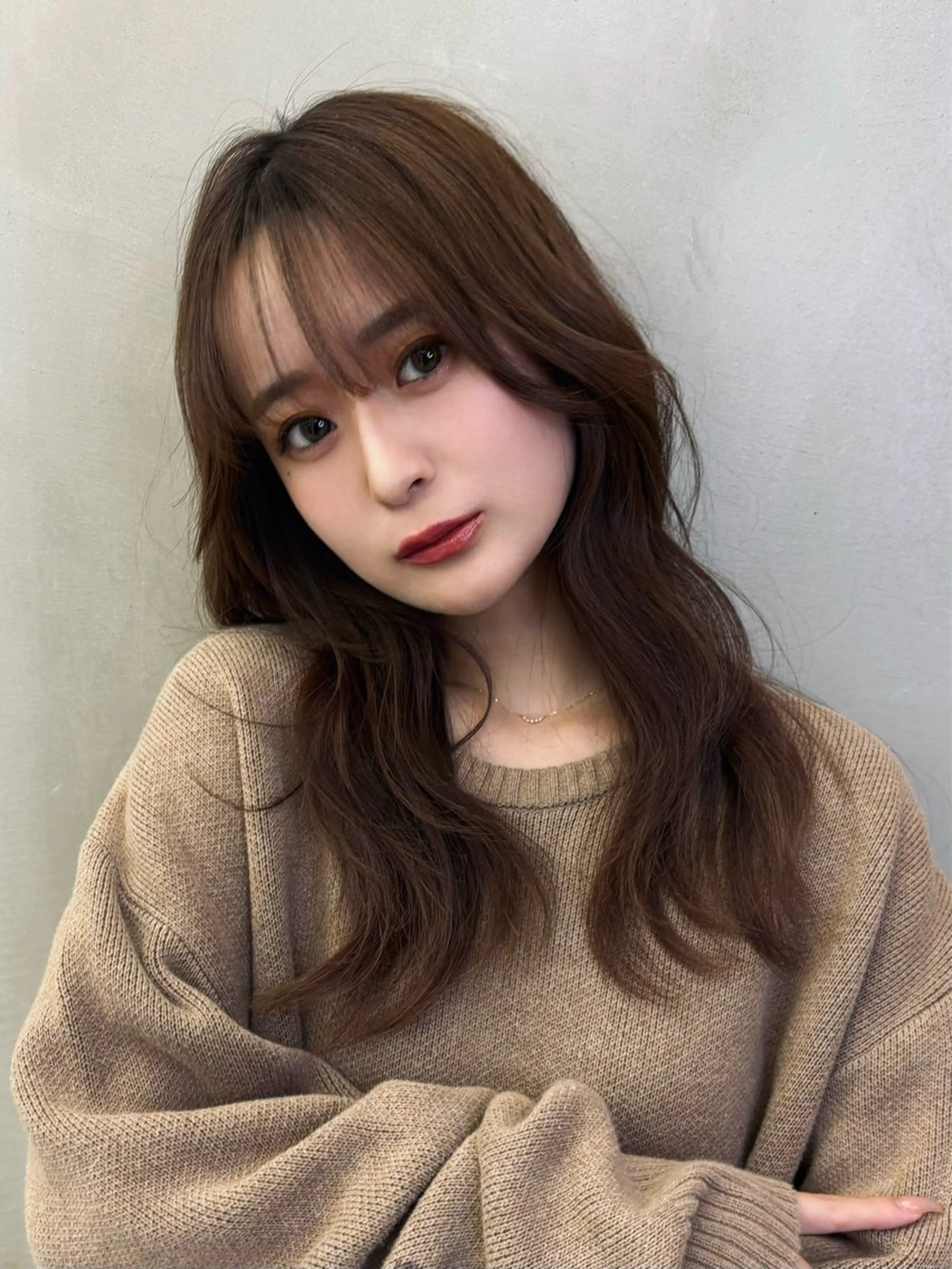 ロング トリートメント 色気レイヤースタイル 洒落色気ヘアマサトのヘアスタイル