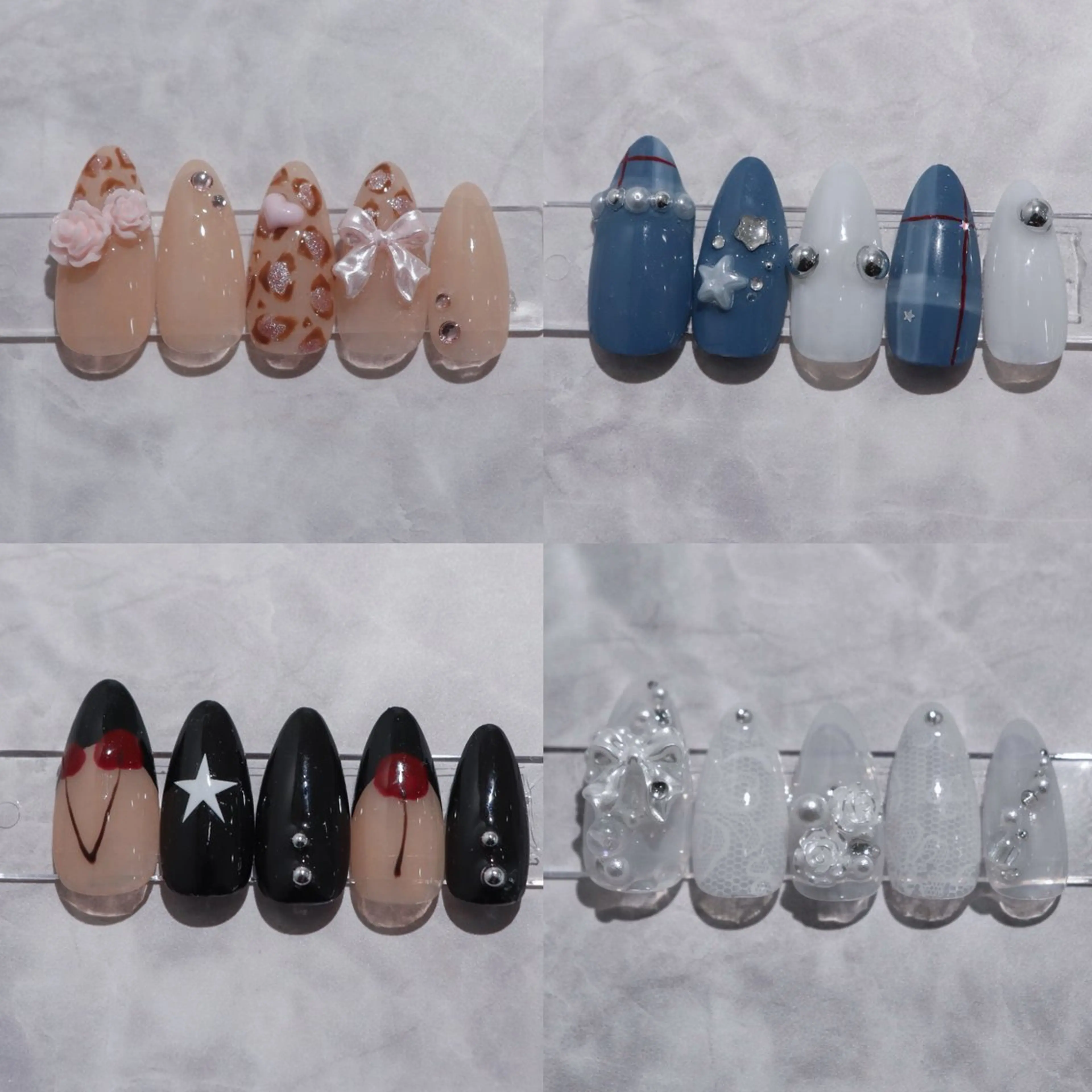 ネイル Nail Share Salon Mariris所属・ユカ‎𖤐nail 堺筋本町/心斎橋のネイルデザイン