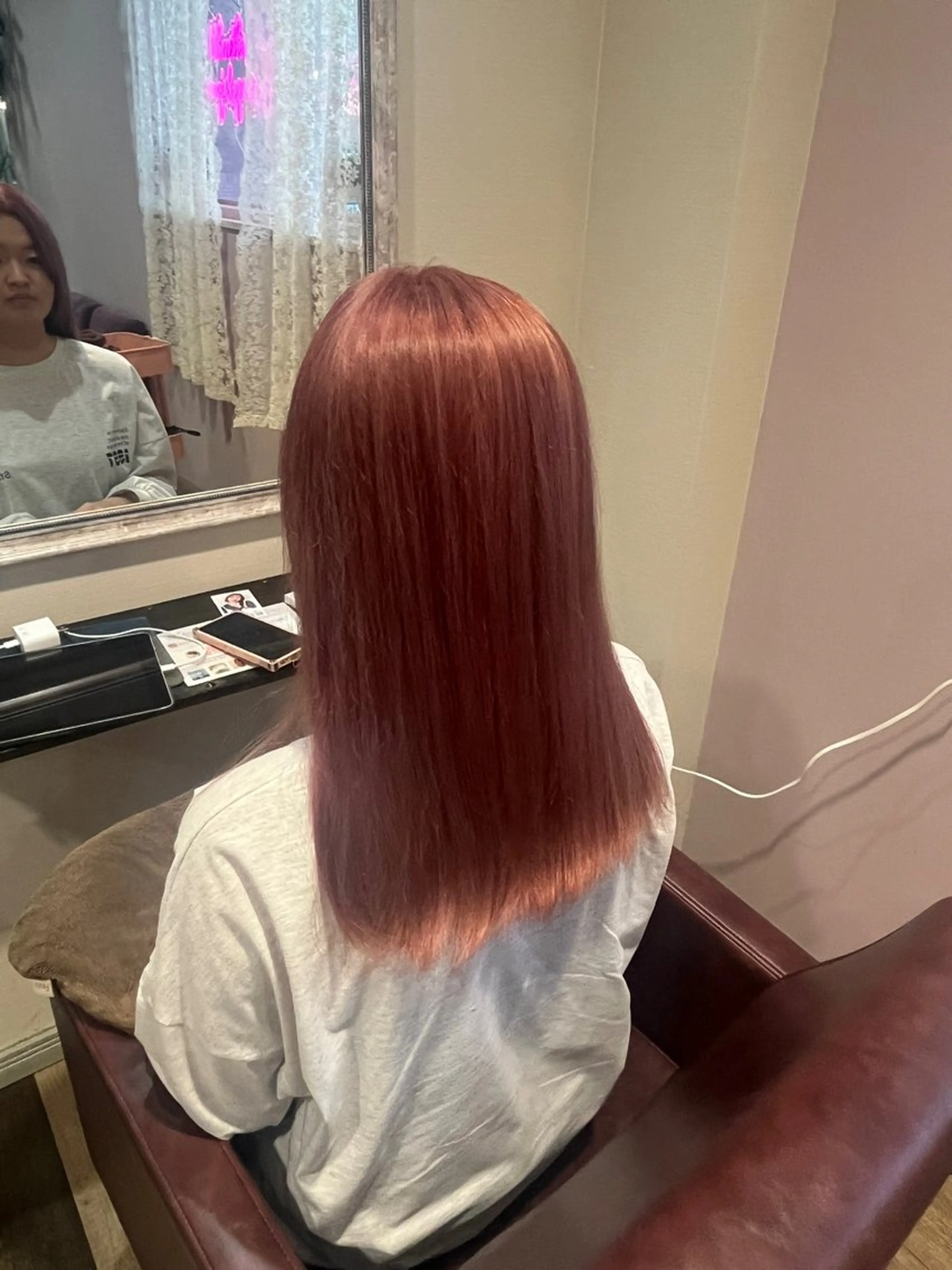 ロング カラー カット ヘアカラー トリートメント 艶カラー/メンズ パーマ/いくののヘアスタイル