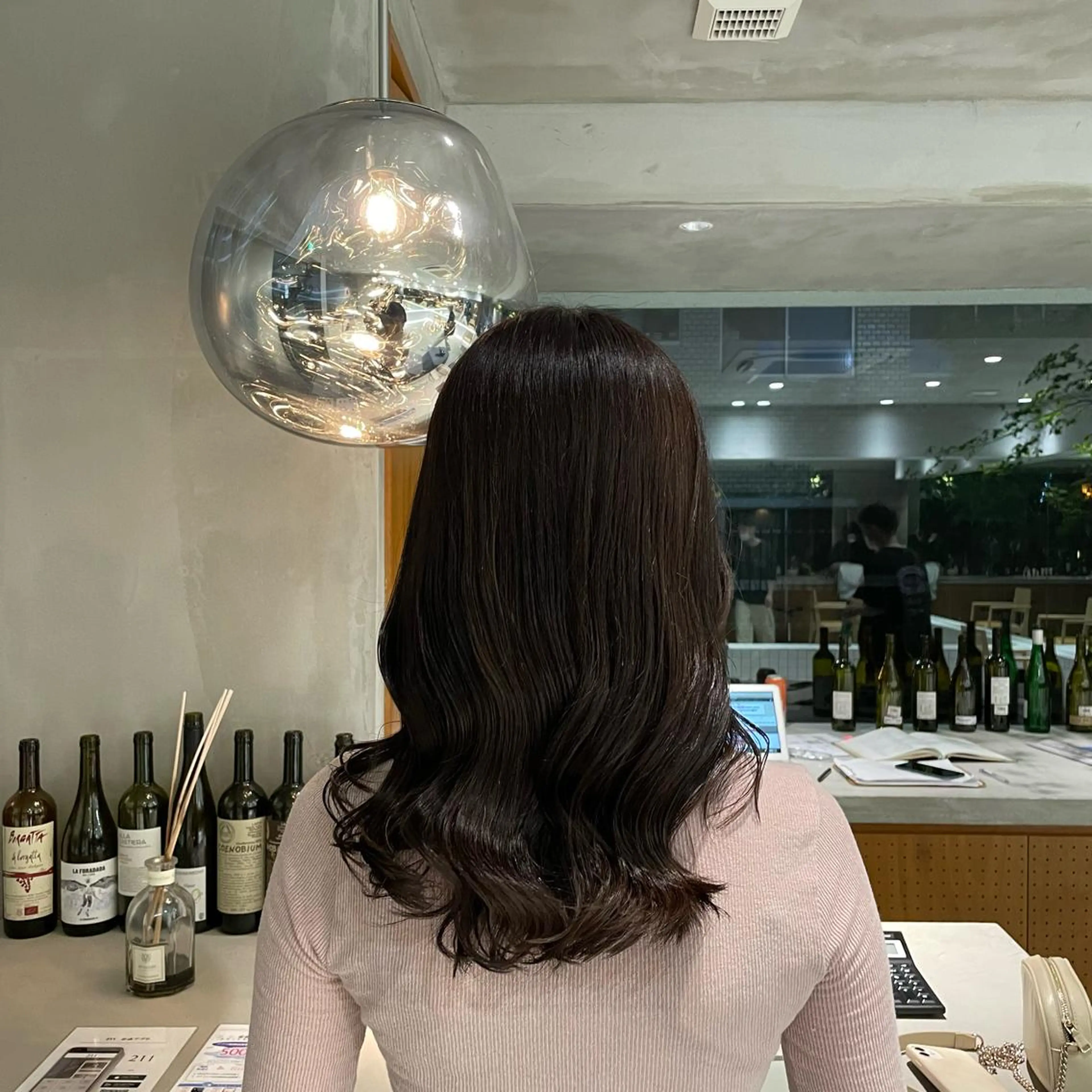 セミロング カラー 後藤 香乃のヘアスタイル