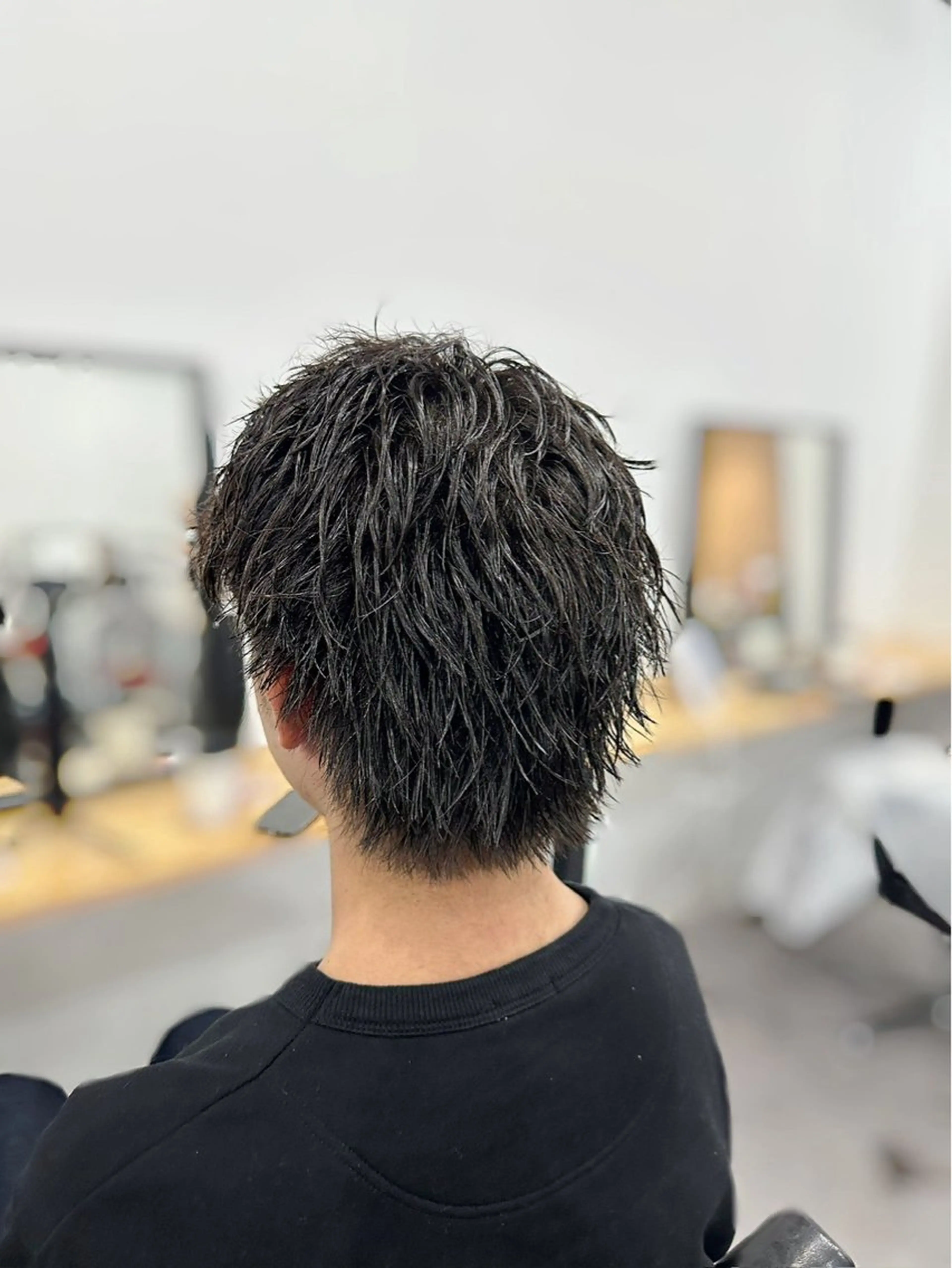 メンズ スパイキーショート メンズ専門/パーマ 特化/栄/北出瑞貴のヘアスタイル