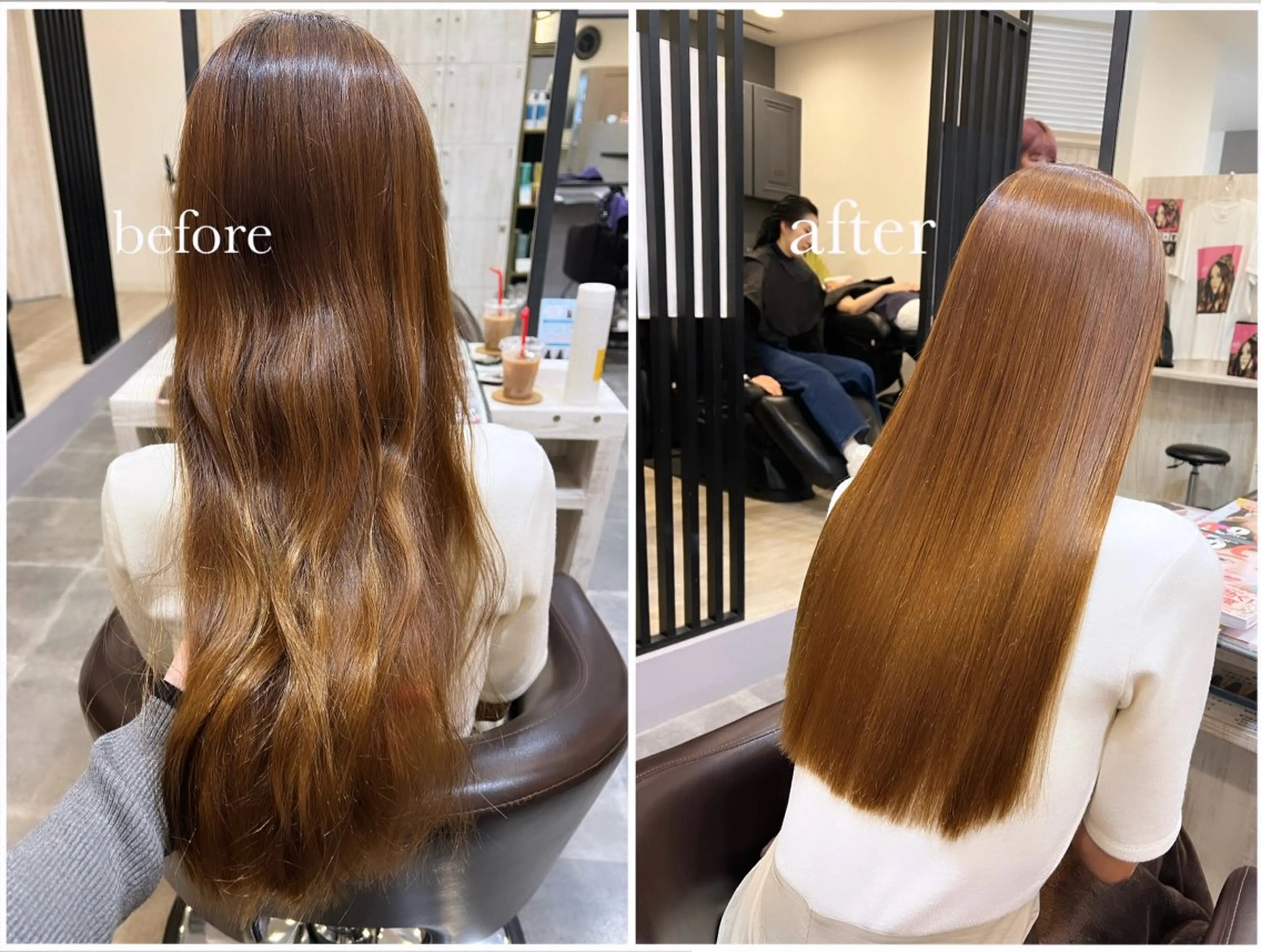 ロング 縮毛矯正 Naru┆川西能勢口 ┆髪質改善のヘアスタイル