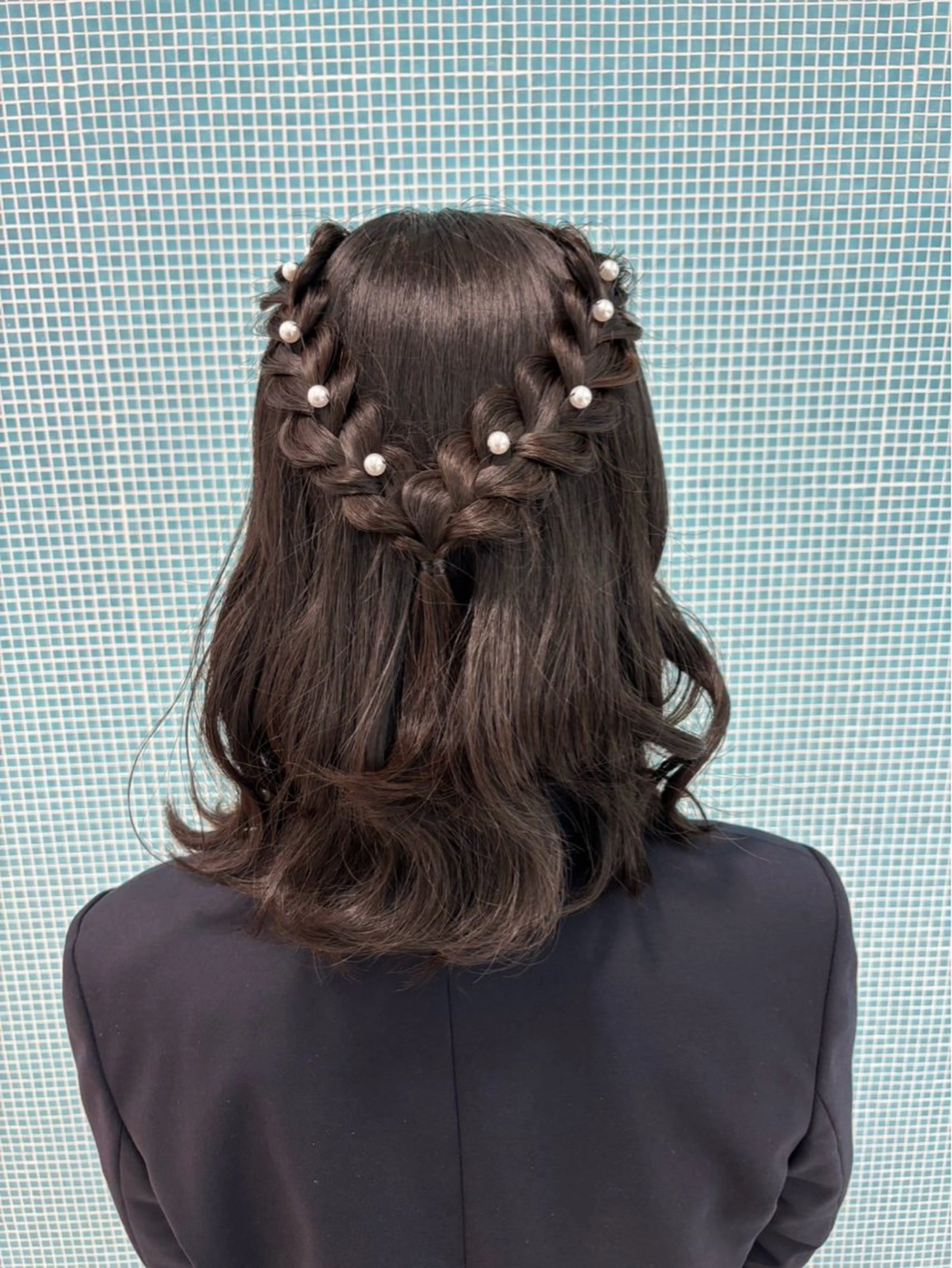 ヘアアレンジ ピンクカラーアレンジ 🩷AYANA🩷のヘアスタイル