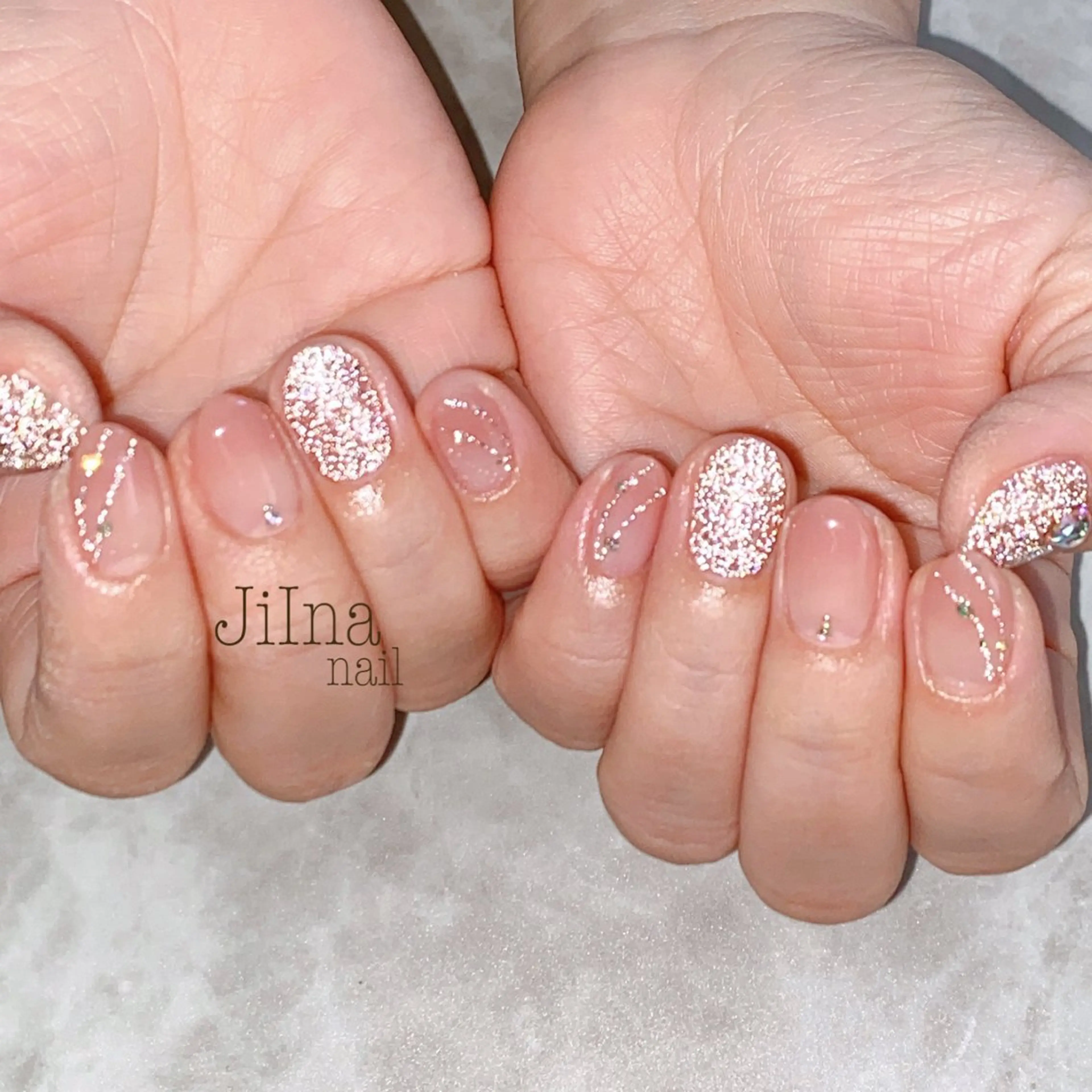 ネイル フラッシュネイル JiIna nailのネイルデザイン