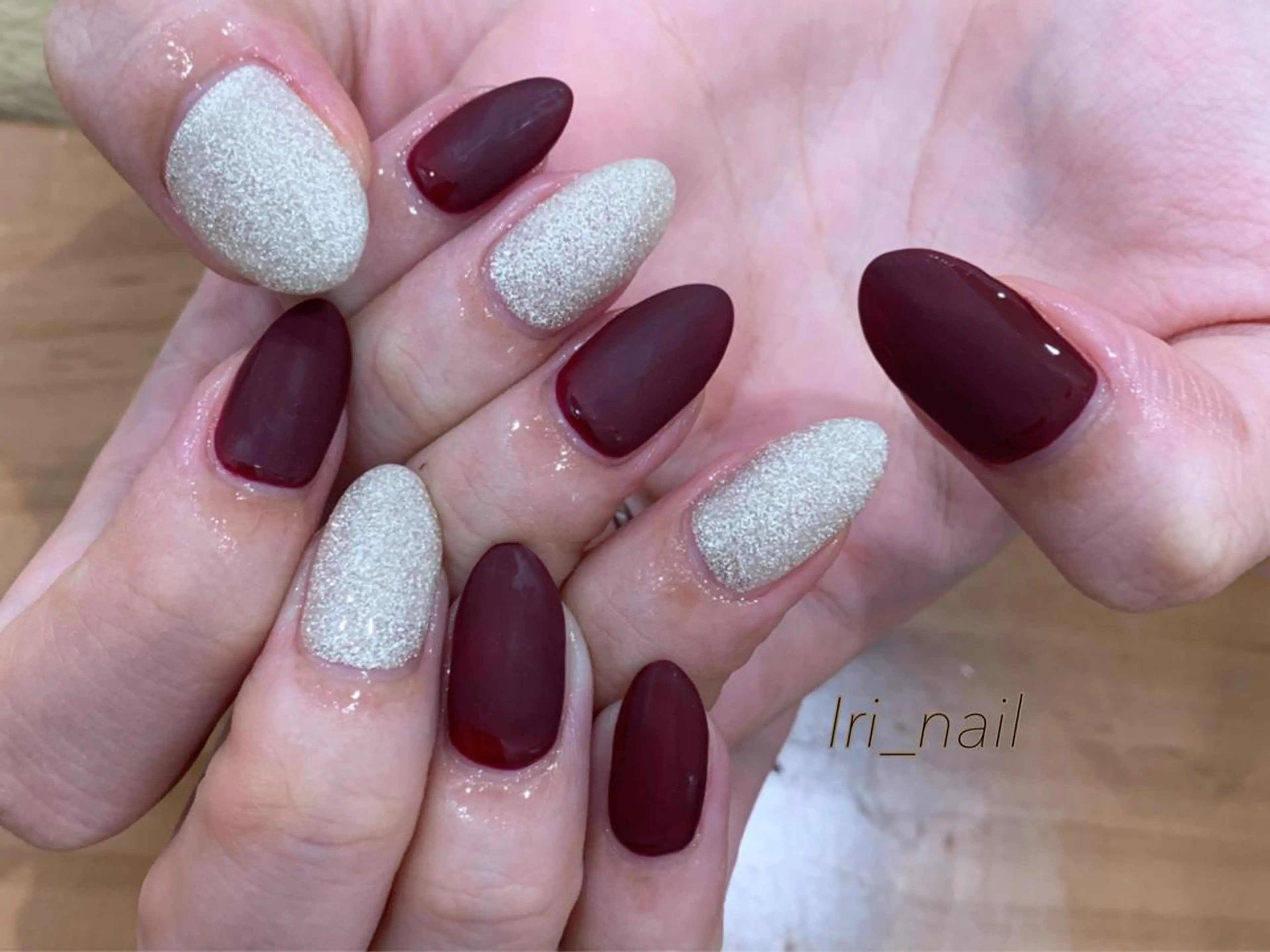 ネイル ワンカラーネイル ハンドネイル 中川 愛理のネイルデザイン