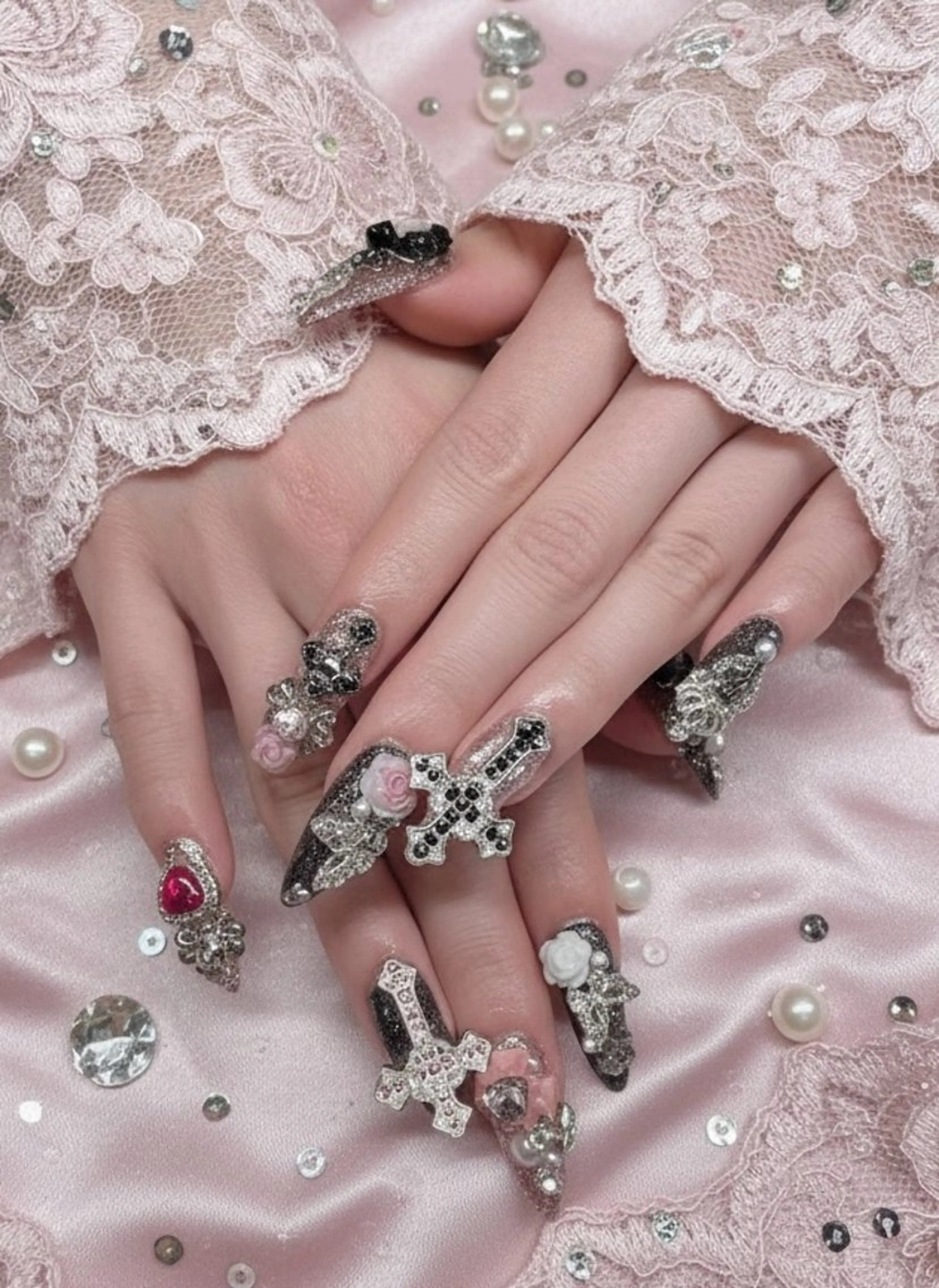 ネイル 長さ出し 韓国ネイル ロングネイル メンズネイル ワンカラーネイル ハンドネイル TUNEHA堂 (チュネハドウ)のネイルデザイン