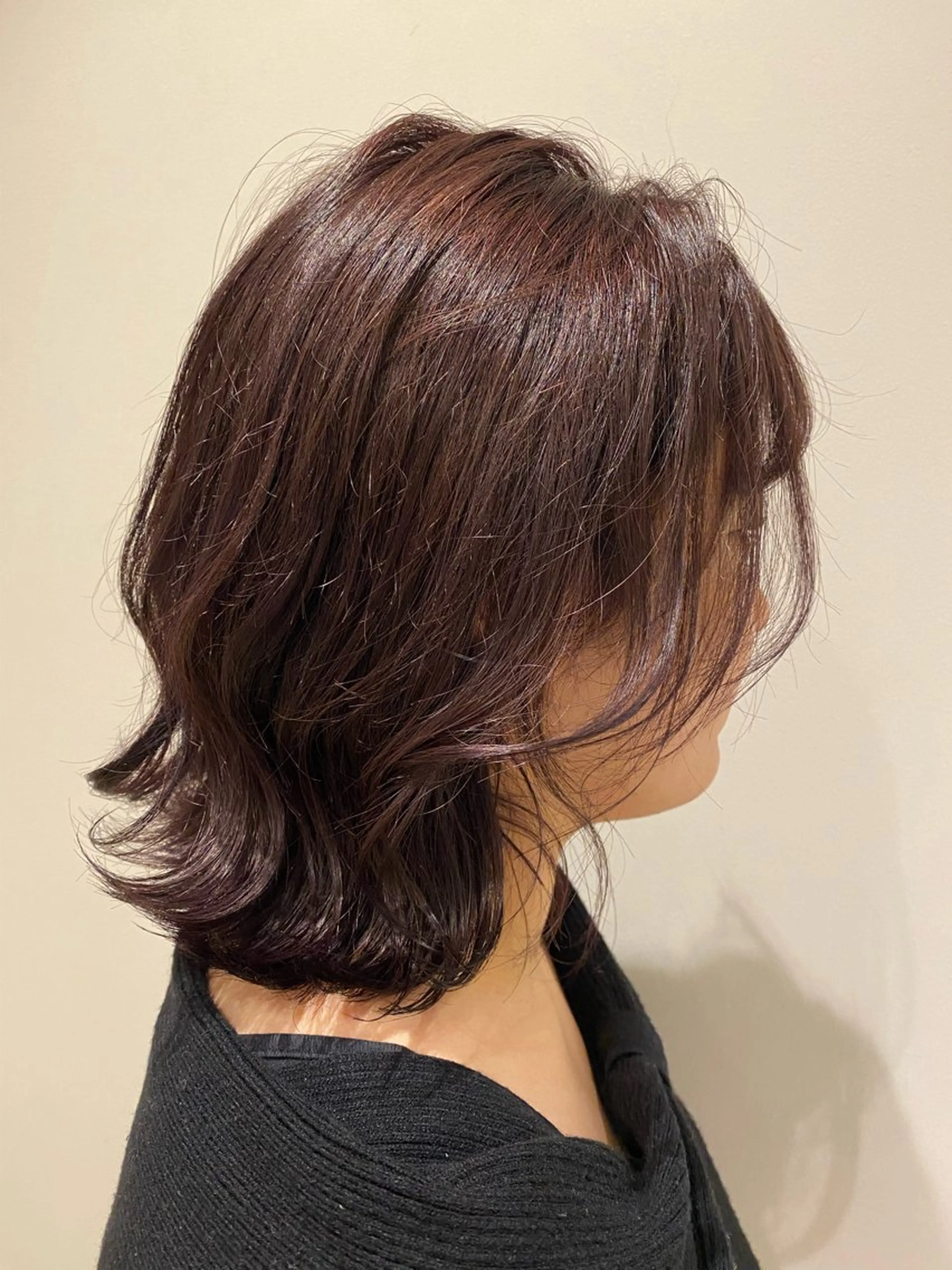 ミディアム カラー カット ヘアカラー トリートメント 艶髪🌿美髪 大塚礼乃【西荻窪】のヘアスタイル