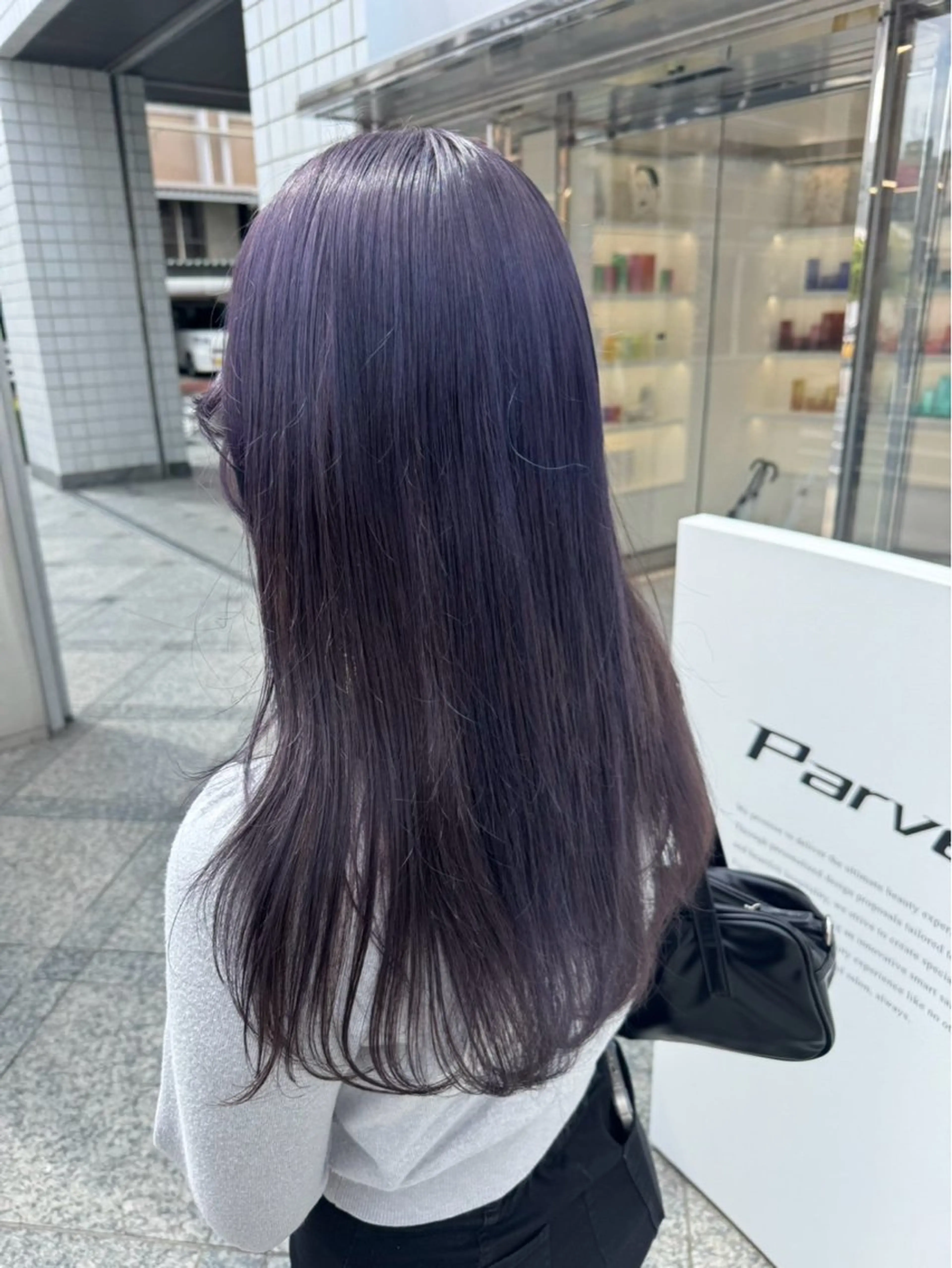 ロング カラー ヘアカラー ParveMix🍀 藤原愛未のヘアスタイル