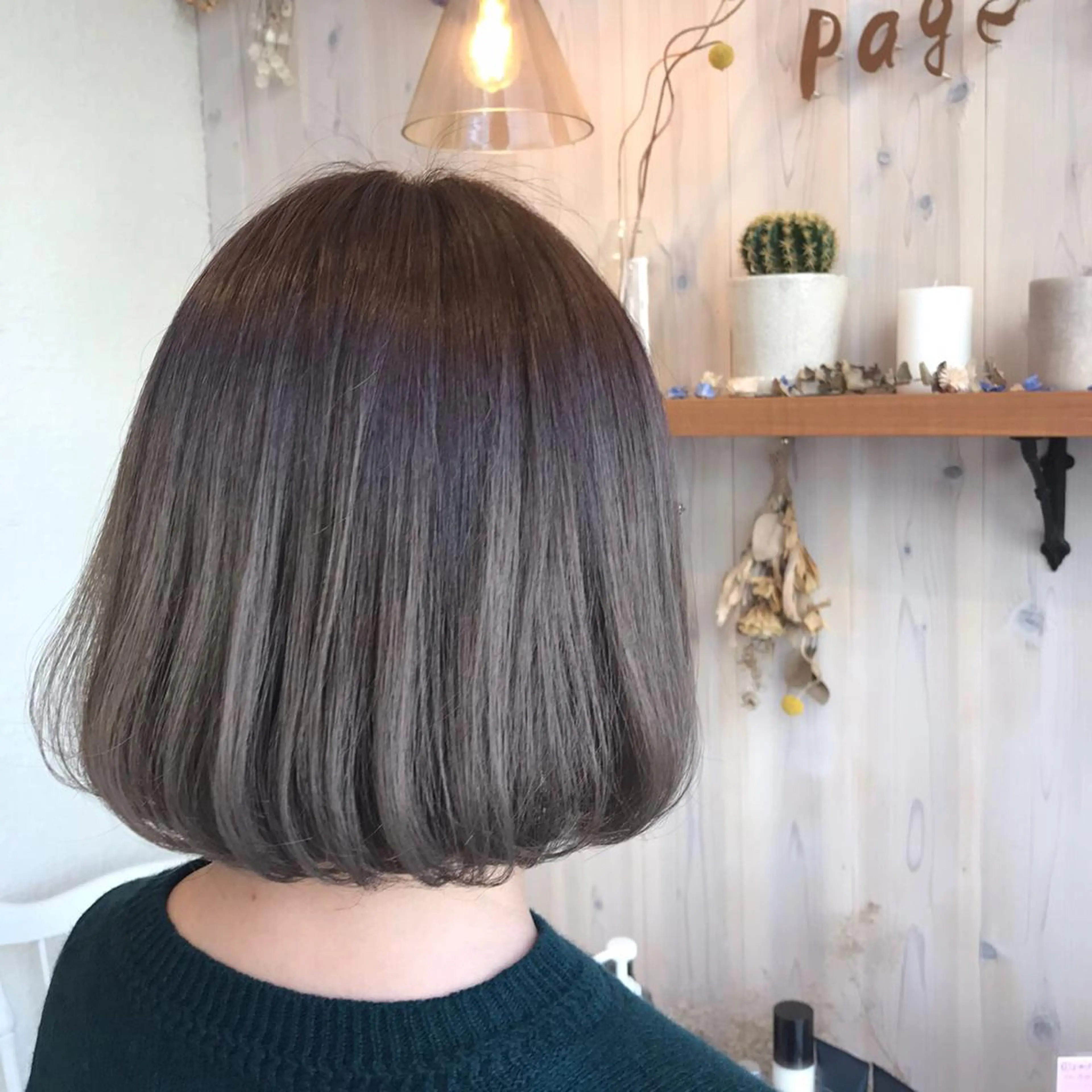 ショート カラー グラデーションカラー ボブ 透明感カラー/ 寺田千雅子のヘアスタイル
