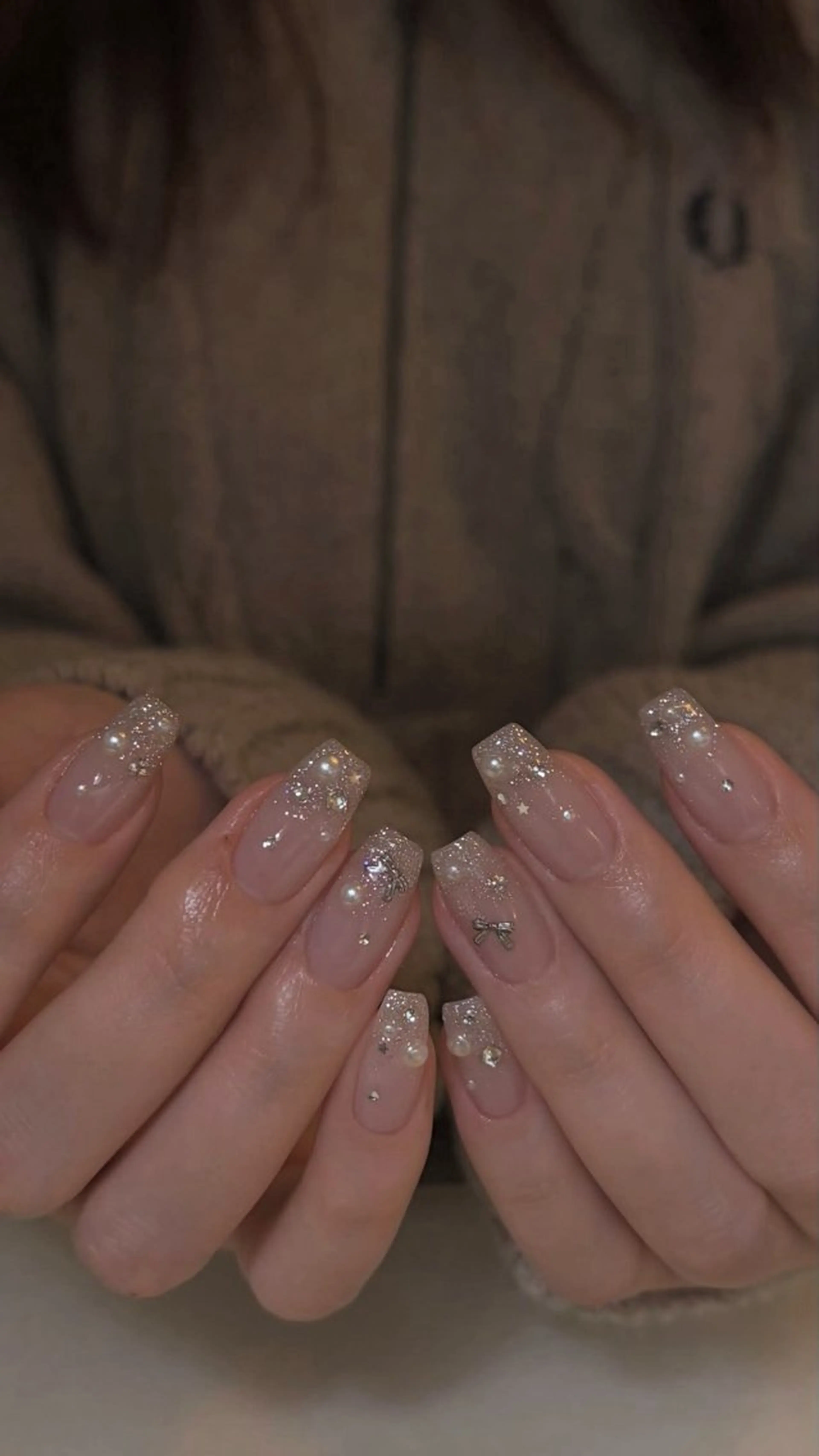 ネイル アートネイル フレンチネイル ジェルネイル 持ち込み ニュアンスネイル ANA.CHUO 本川越店舗のネイルデザイン