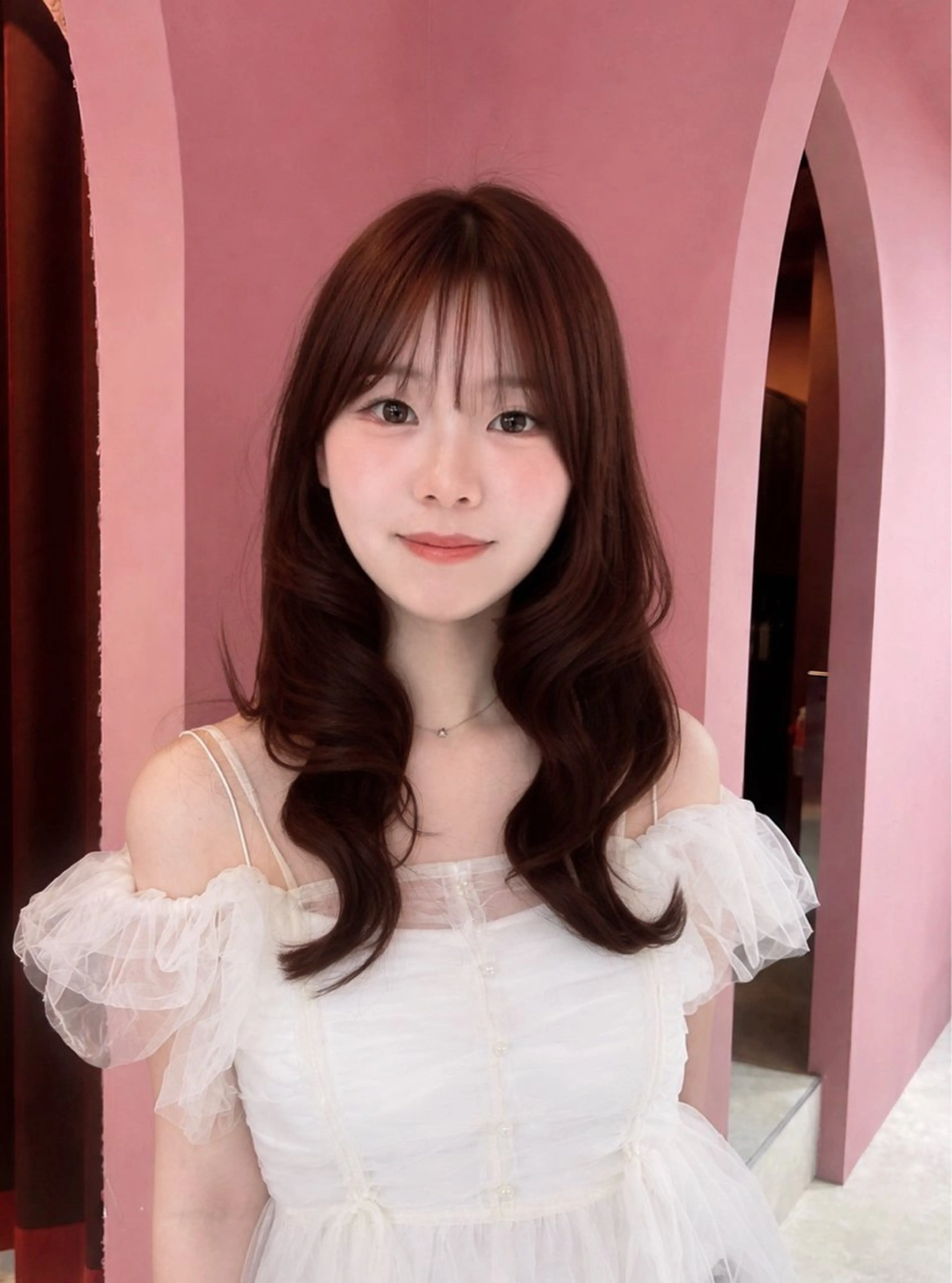 セミロング カット ヘアカラー トリートメント 透明感カラー♡ 原宿美容室￤Rinaのヘアスタイル
