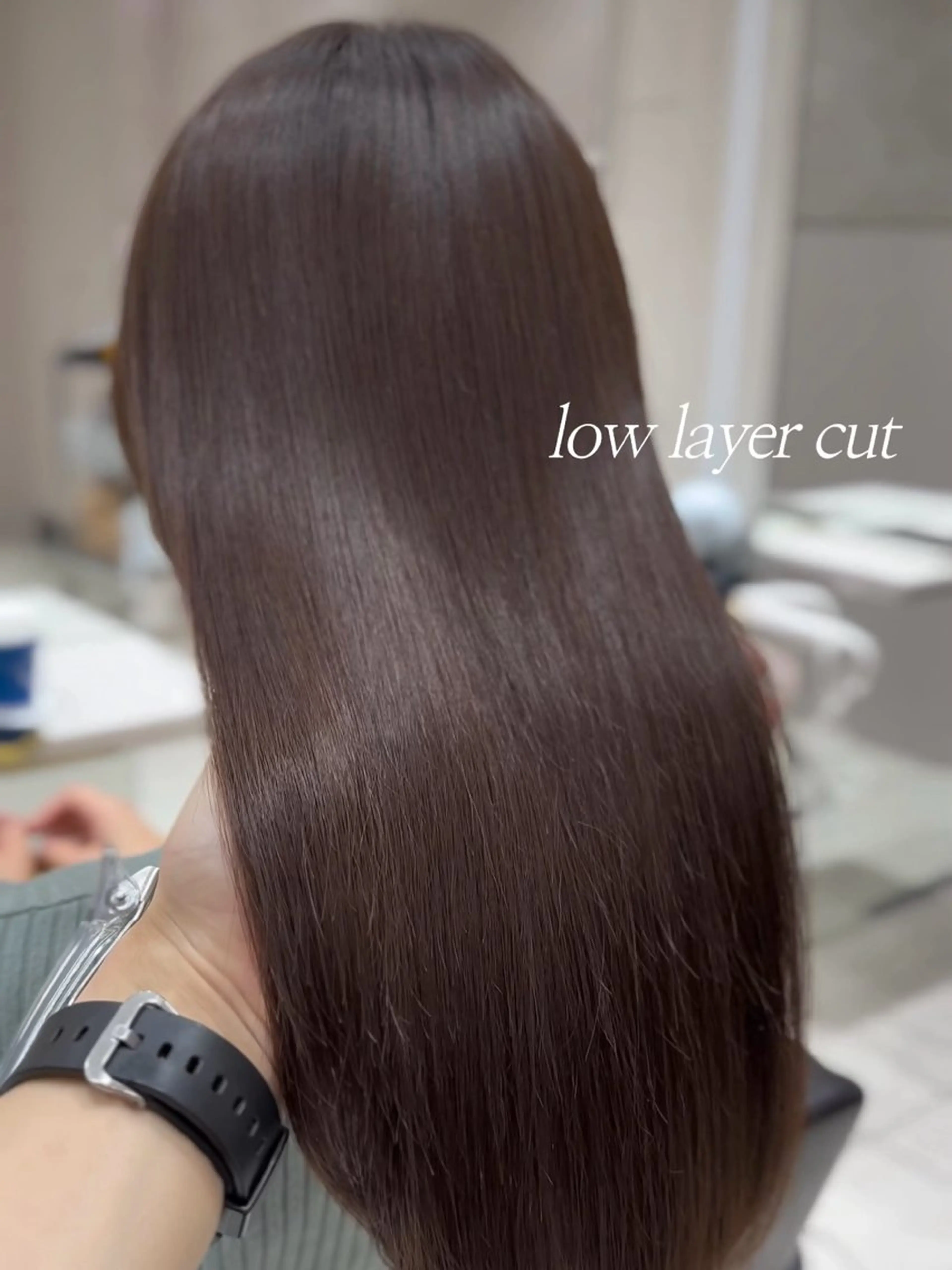 セミロング カラー ベージュカラー レイヤーカット ローレイヤー カット ヘアカラー トリートメント レイヤー/顔周り /透明感🩶高橋大のヘアスタイル