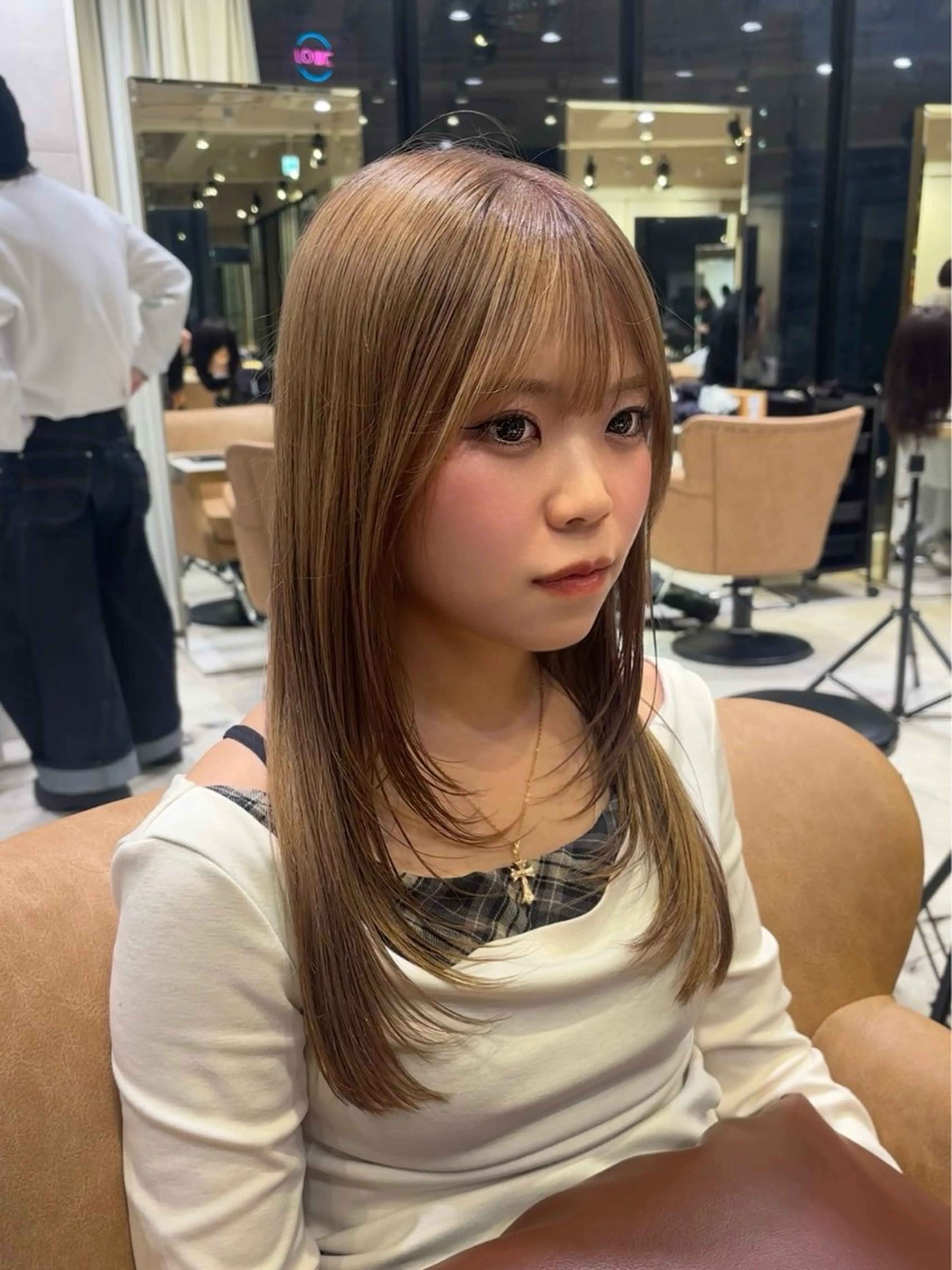 ロング レイヤーカット レイヤー/ショート/ 山見陽のヘアスタイル