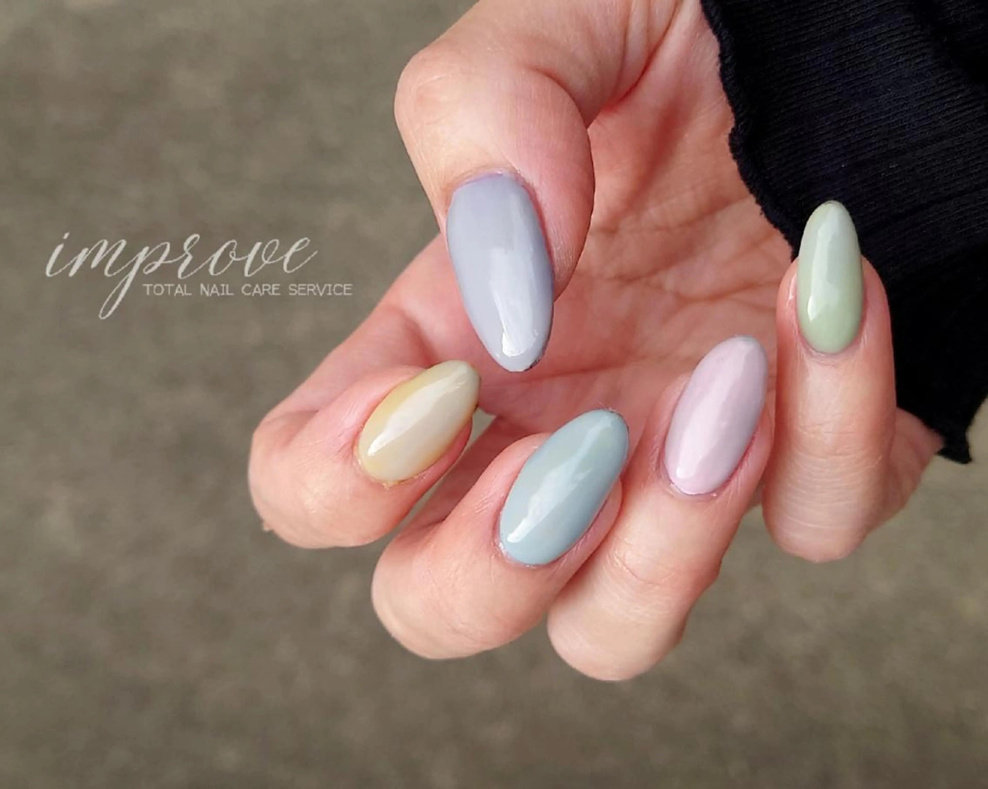 ネイル ジェルネイル ワンカラーネイル improve /mamiのネイルデザイン