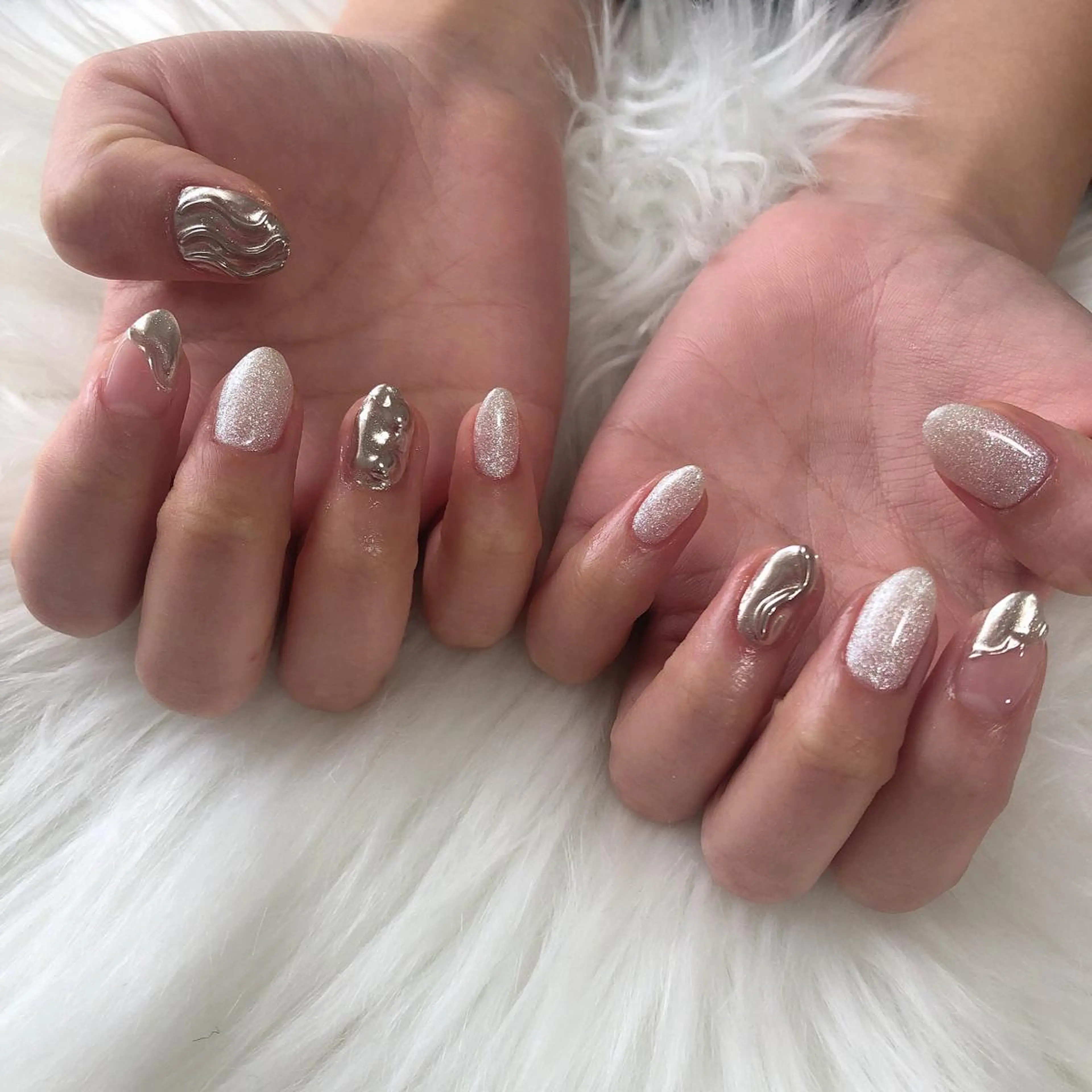 ネイル ハンドネイル 西岡 杏のネイルデザイン