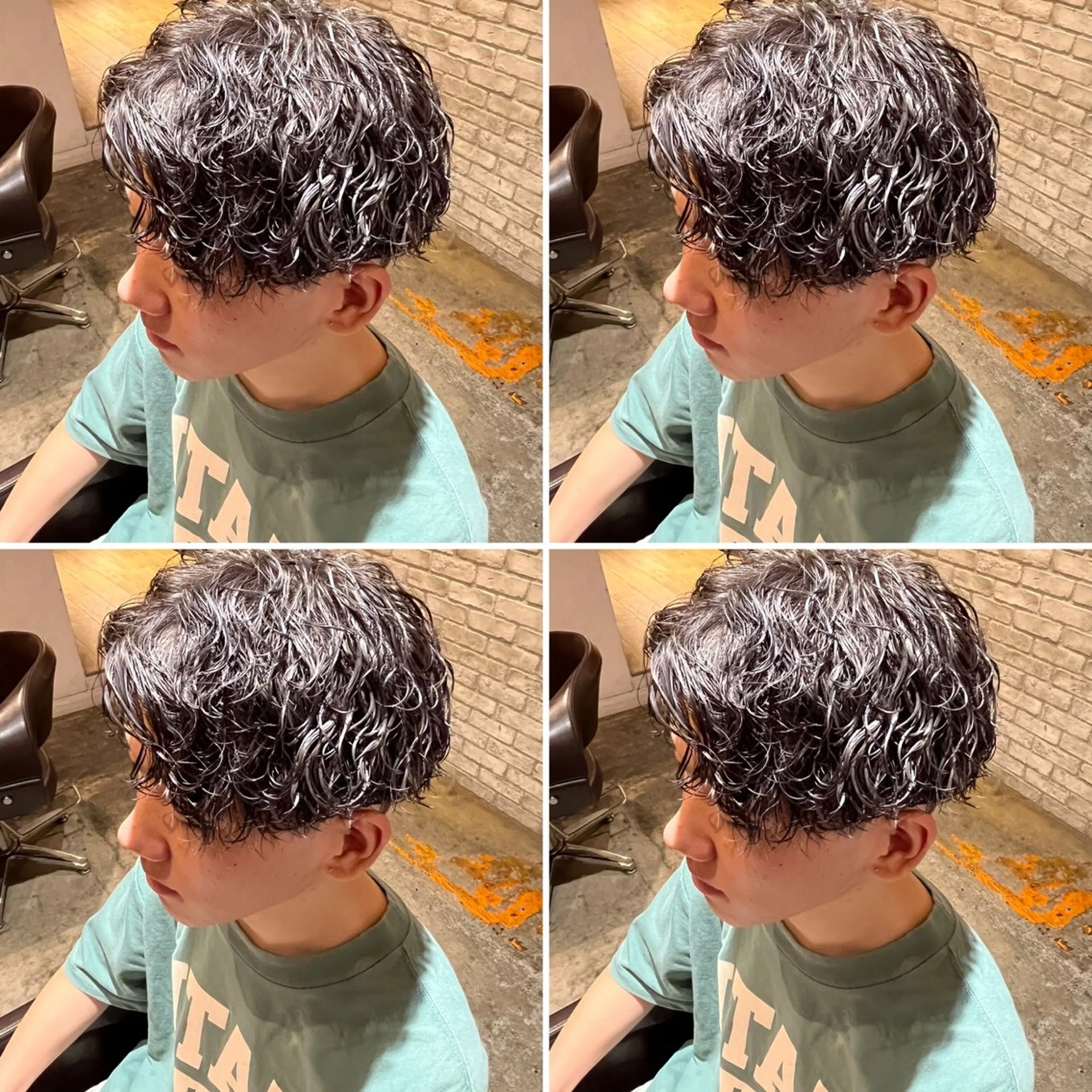 カラー パーマ メンズ カット パーマ トリートメント ヘアセット 💈メンズパーマ特化 店長望月謙二郎💈のヘアスタイル