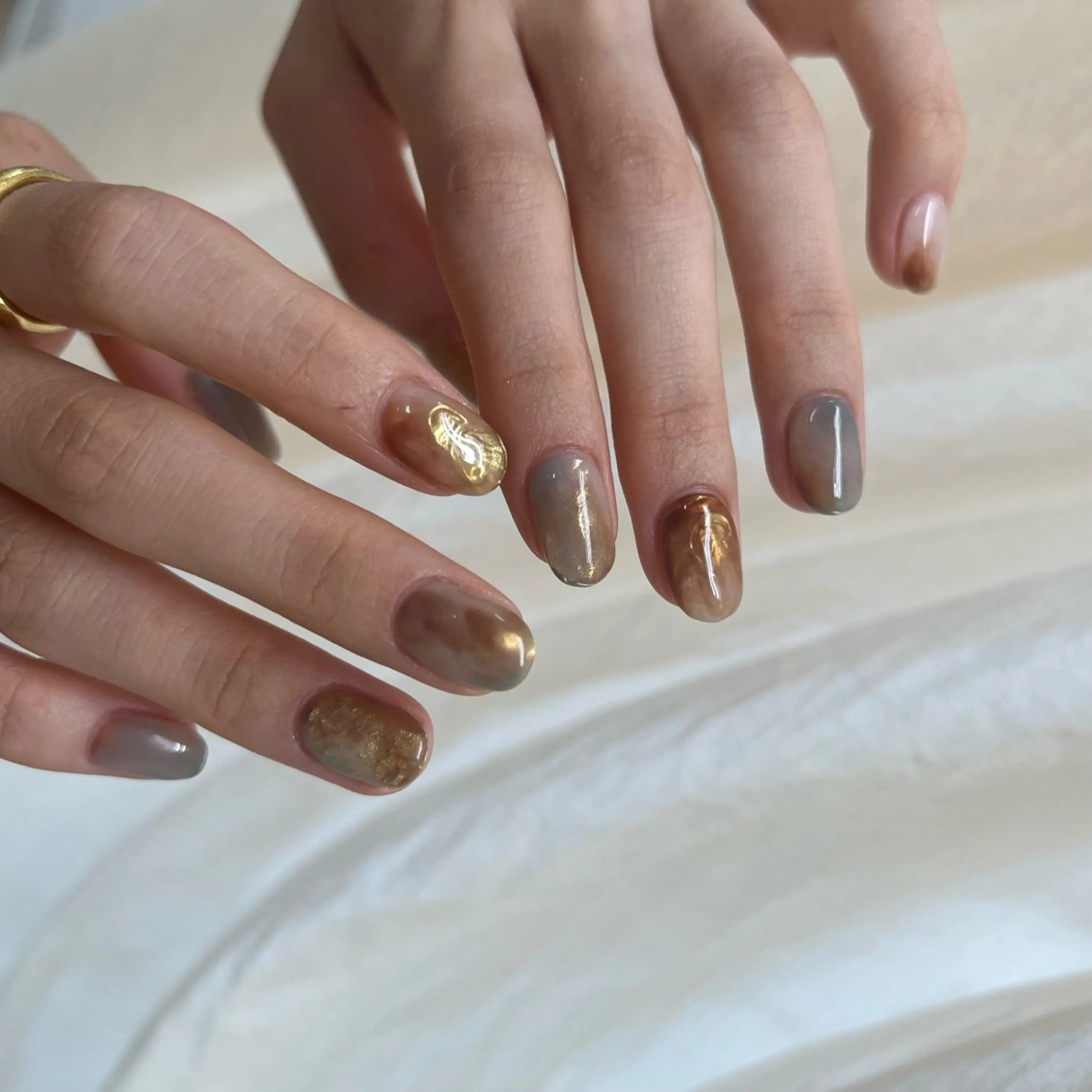 ネイル ハンドネイル nuás nailのネイルデザイン