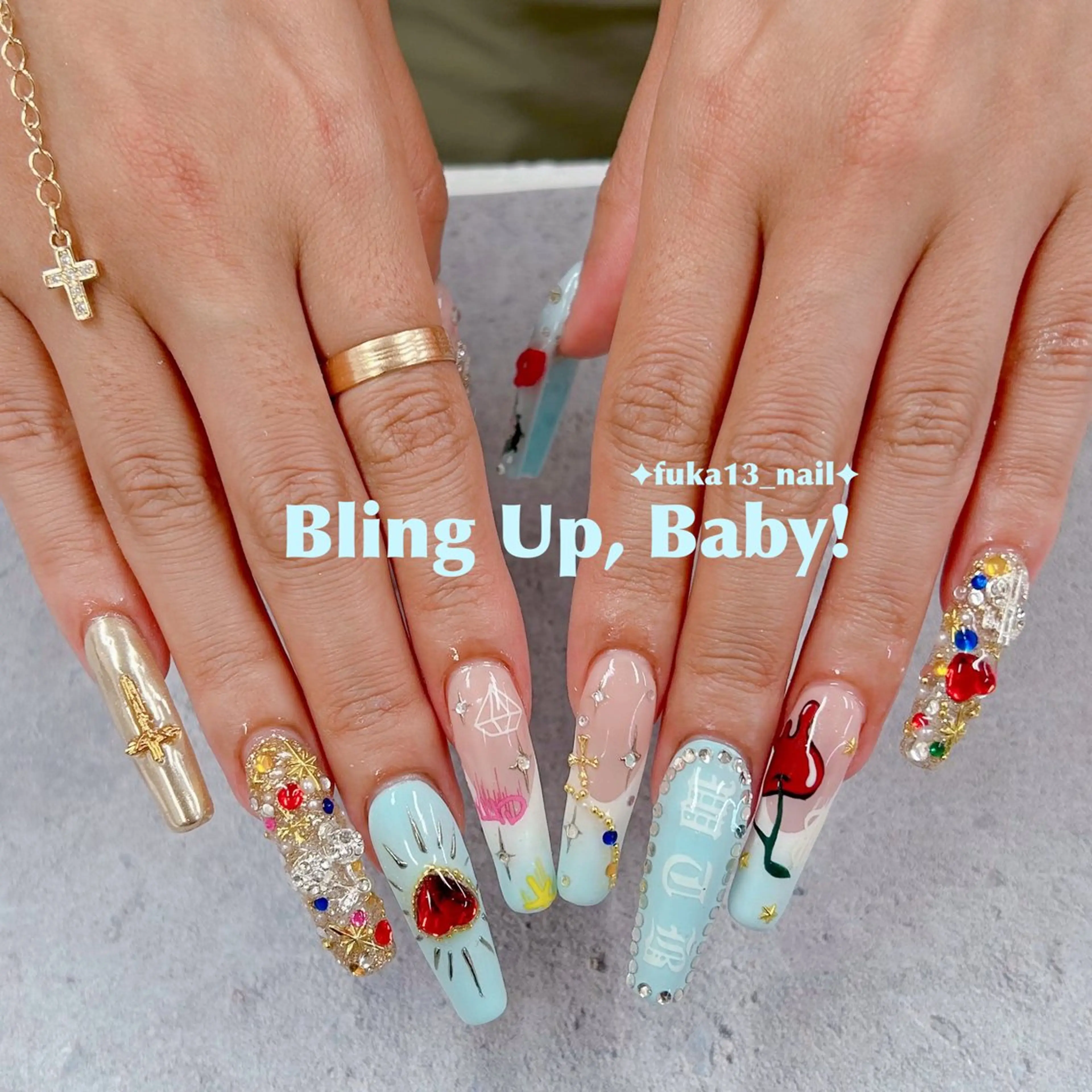 ネイル スカルプネイル 夏ネイル Nail♡Fuka. /5月予約受付中のネイルデザイン