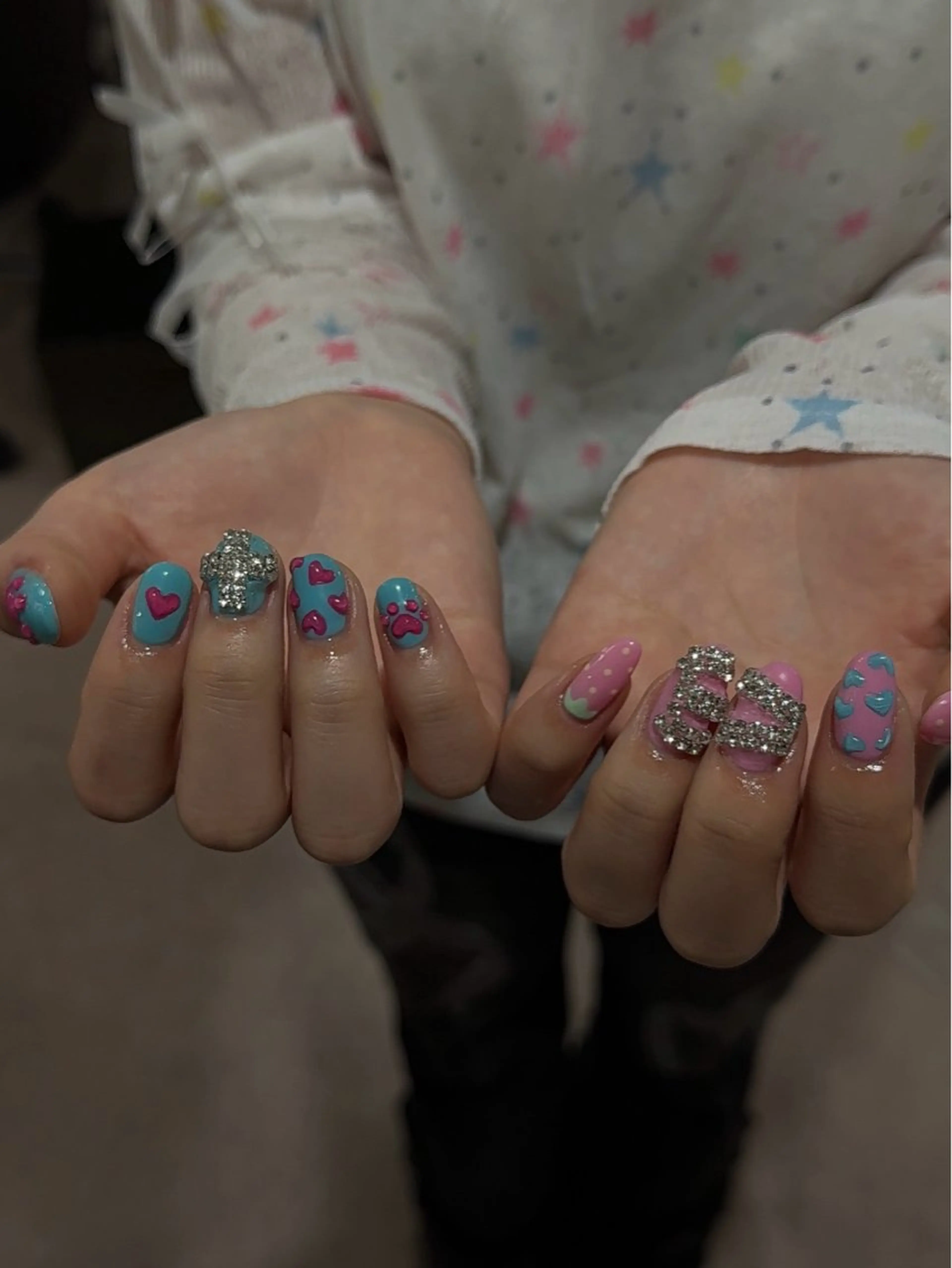 ネイル ぷっくりネイル ハンドネイル Nail salon K　momoのネイルデザイン