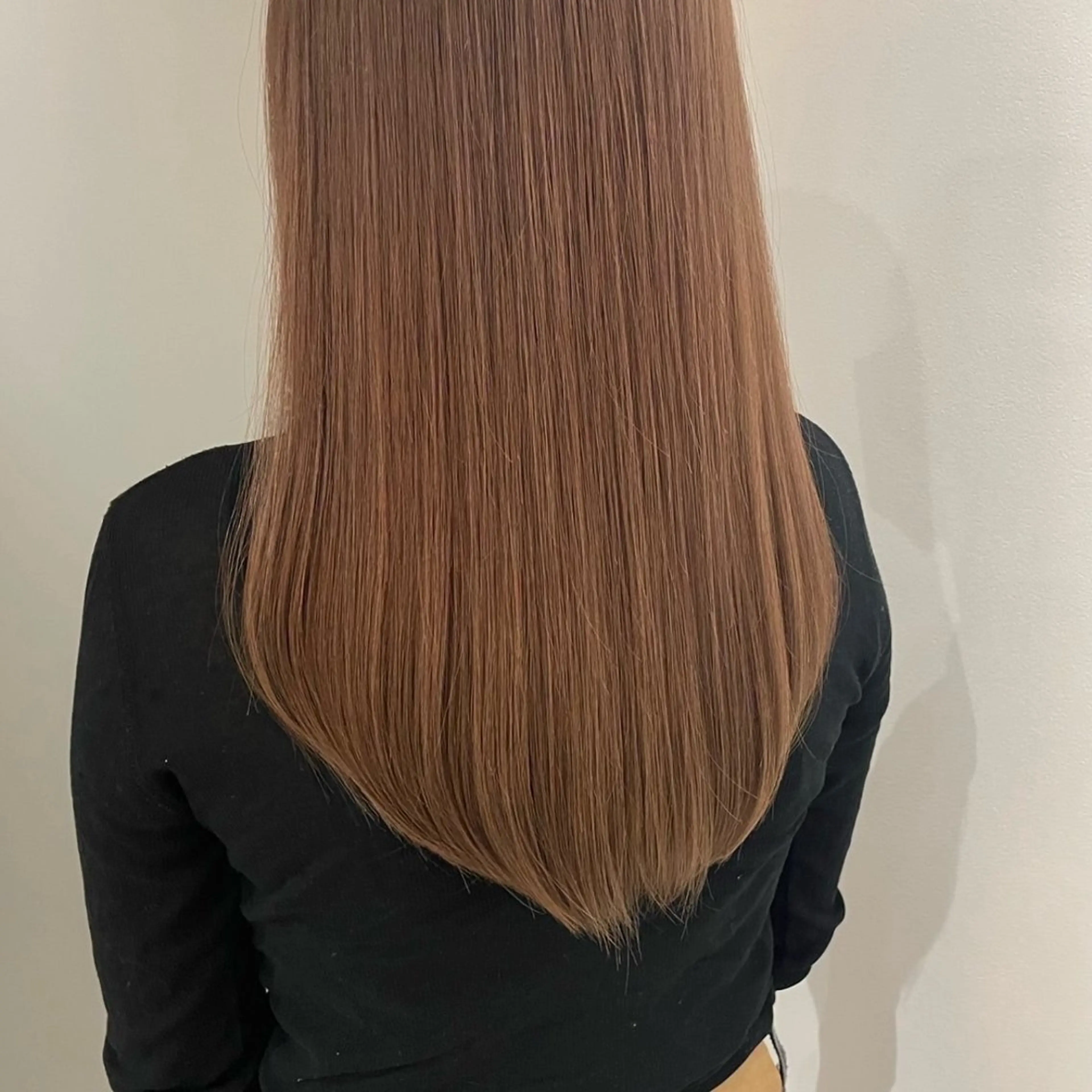 ロング ヘアカラー トリートメント レイヤー/顔周り 透明感カラー🥂のヘアスタイル