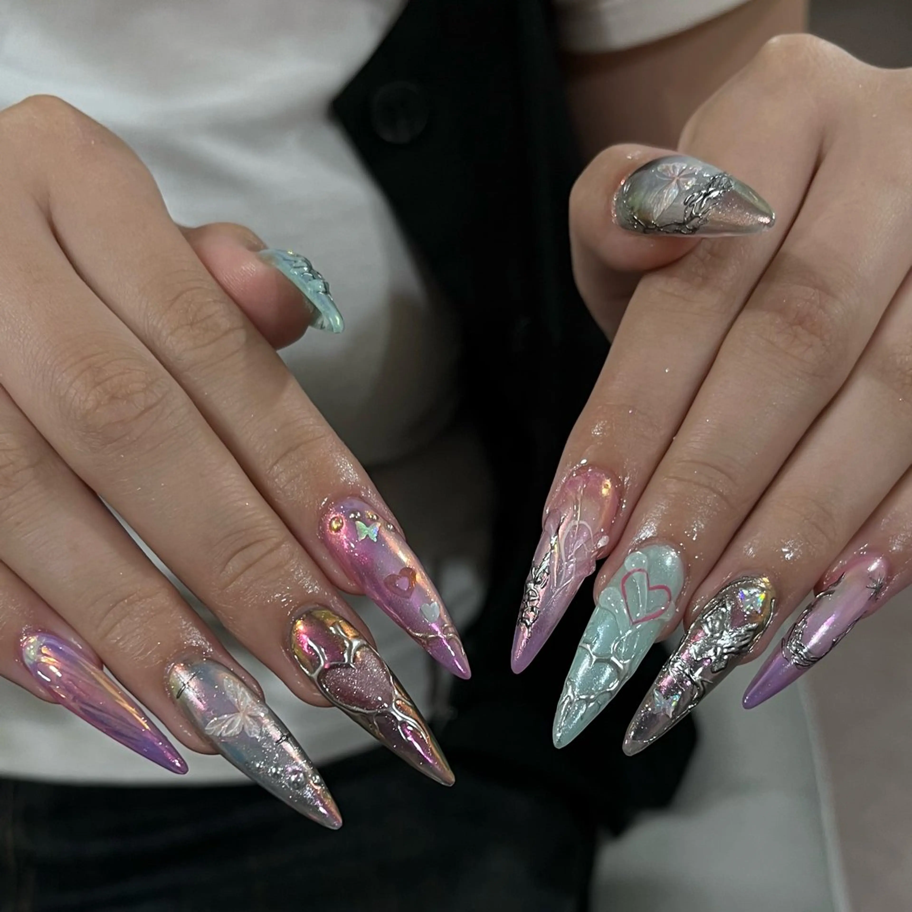 ネイル 韓国ネイル ワンホンネイル ハンドネイル ハンドケア Kawaii _Nailのネイルデザイン