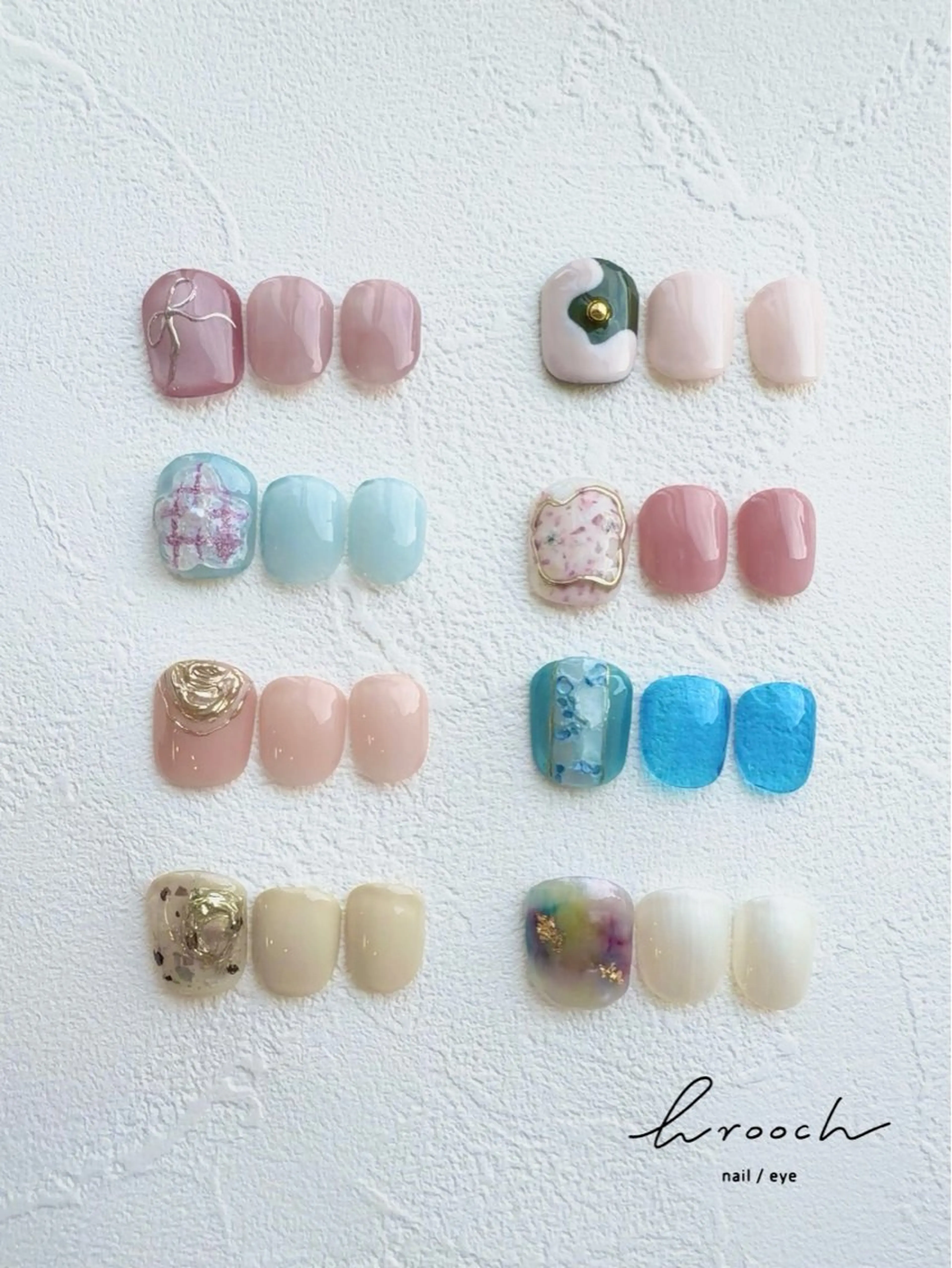 ネイル フットネイル BRooCH 市川かおりのネイルデザイン