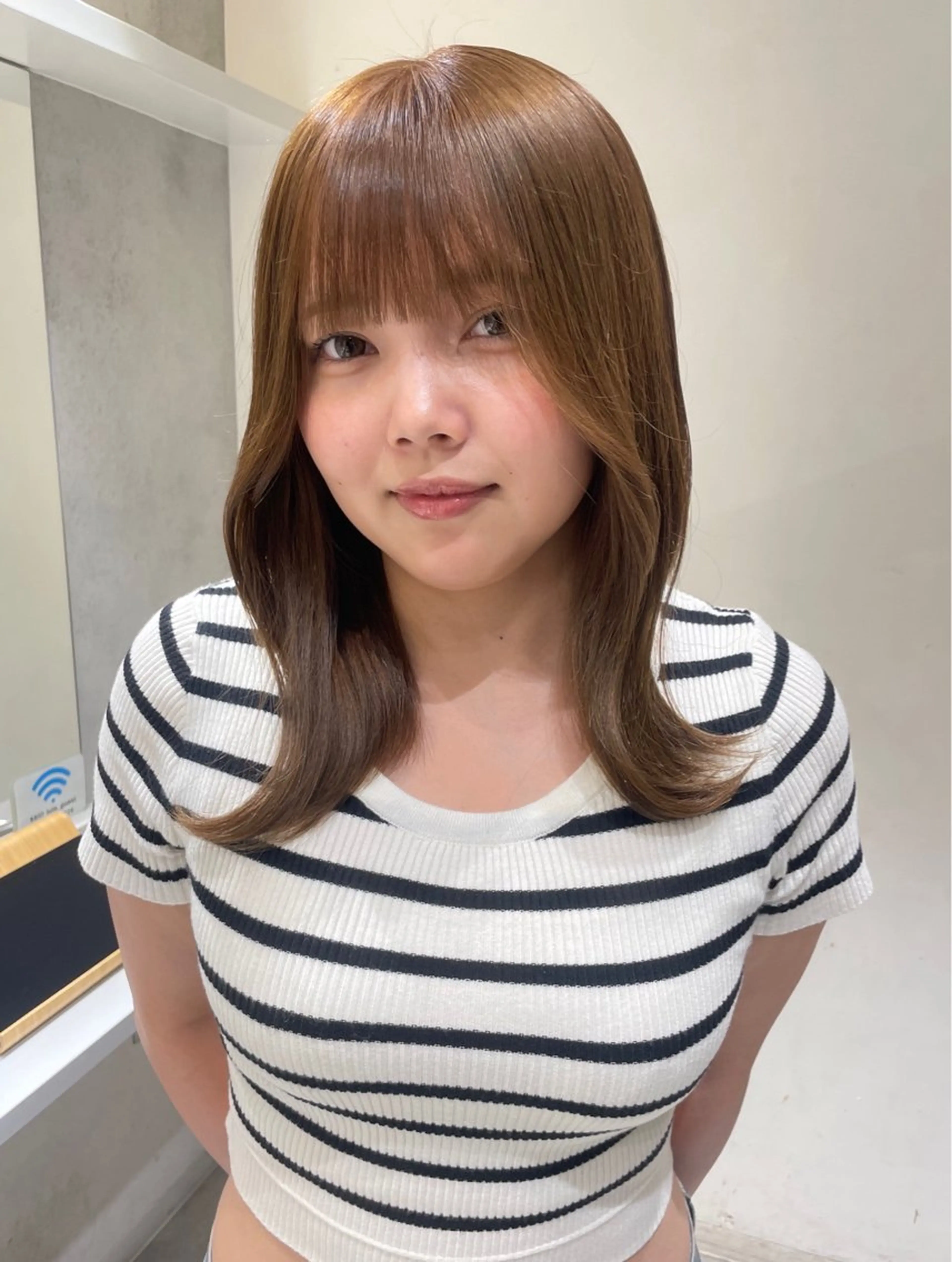 ロング カラー オリーブカラー shipi leano by brace所属・梅田ハイトーンカラー 🎀riseのヘアスタイル