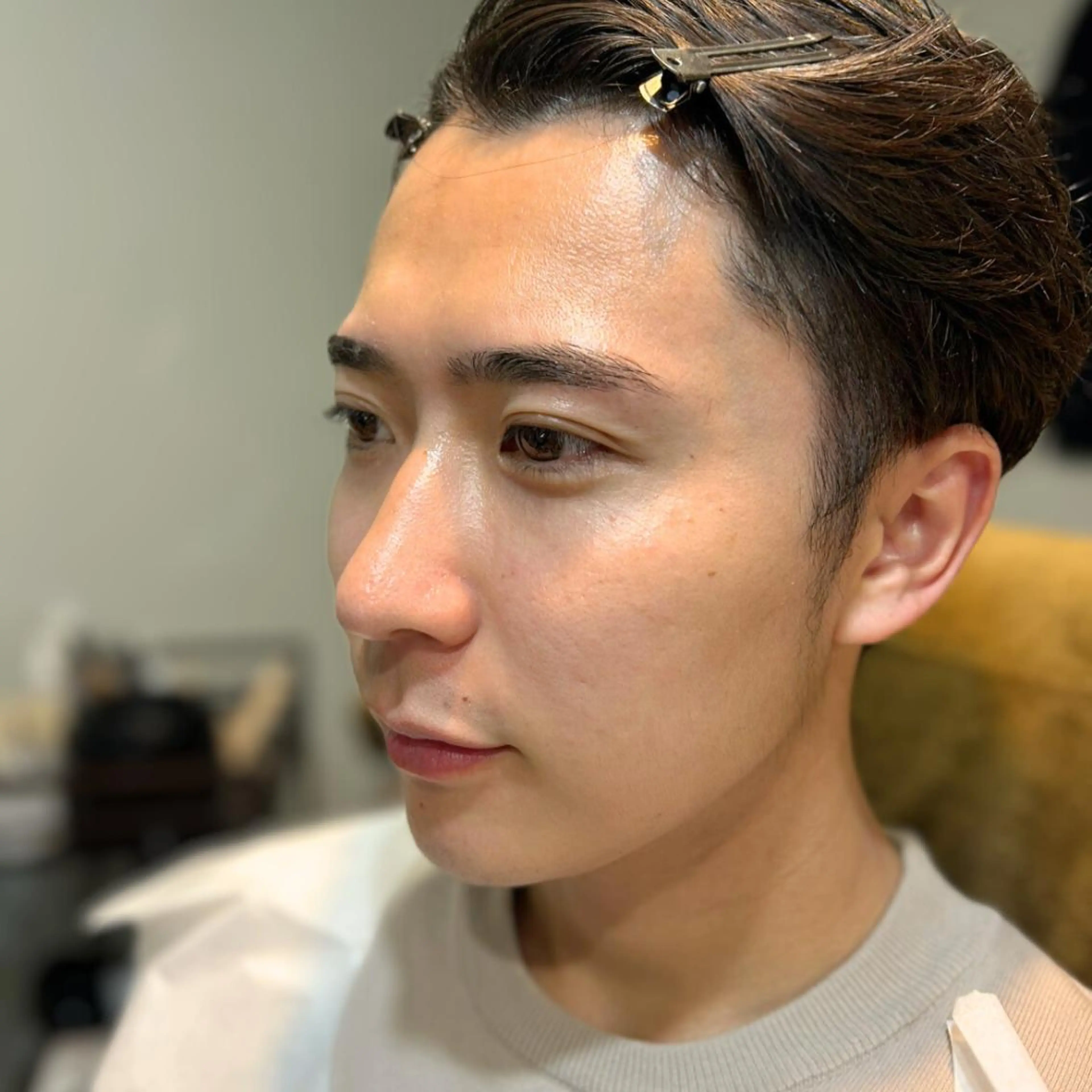 【とにかく眉毛を整えたい方《店舗新規限定》🍀】メンズ眉毛スタイリング[wax脱毛]＊一気に清潔&モテ眉毛に #五反田の写真