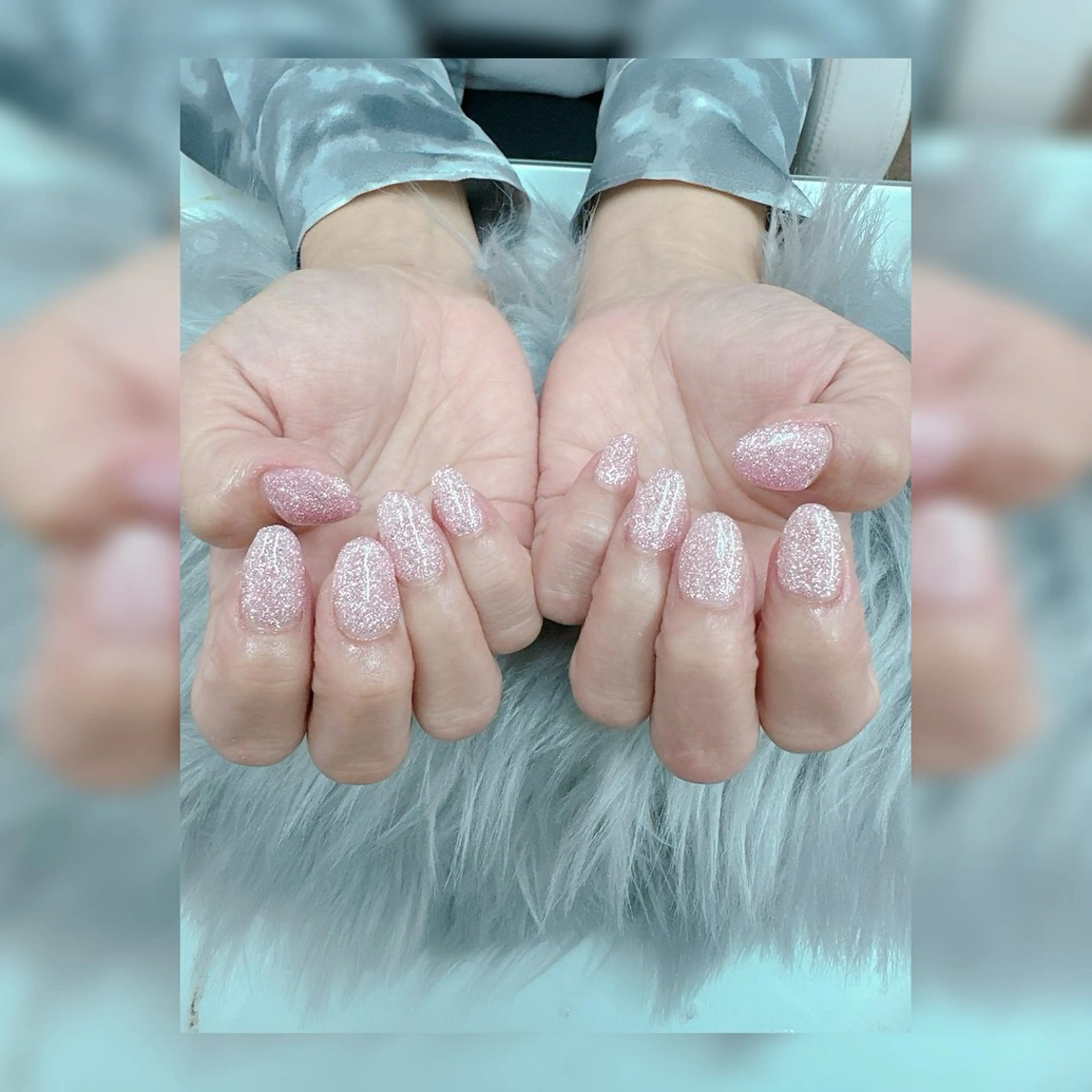 ネイル フラッシュネイル ラメ(グリッター) nicoto Harukiのネイルデザイン