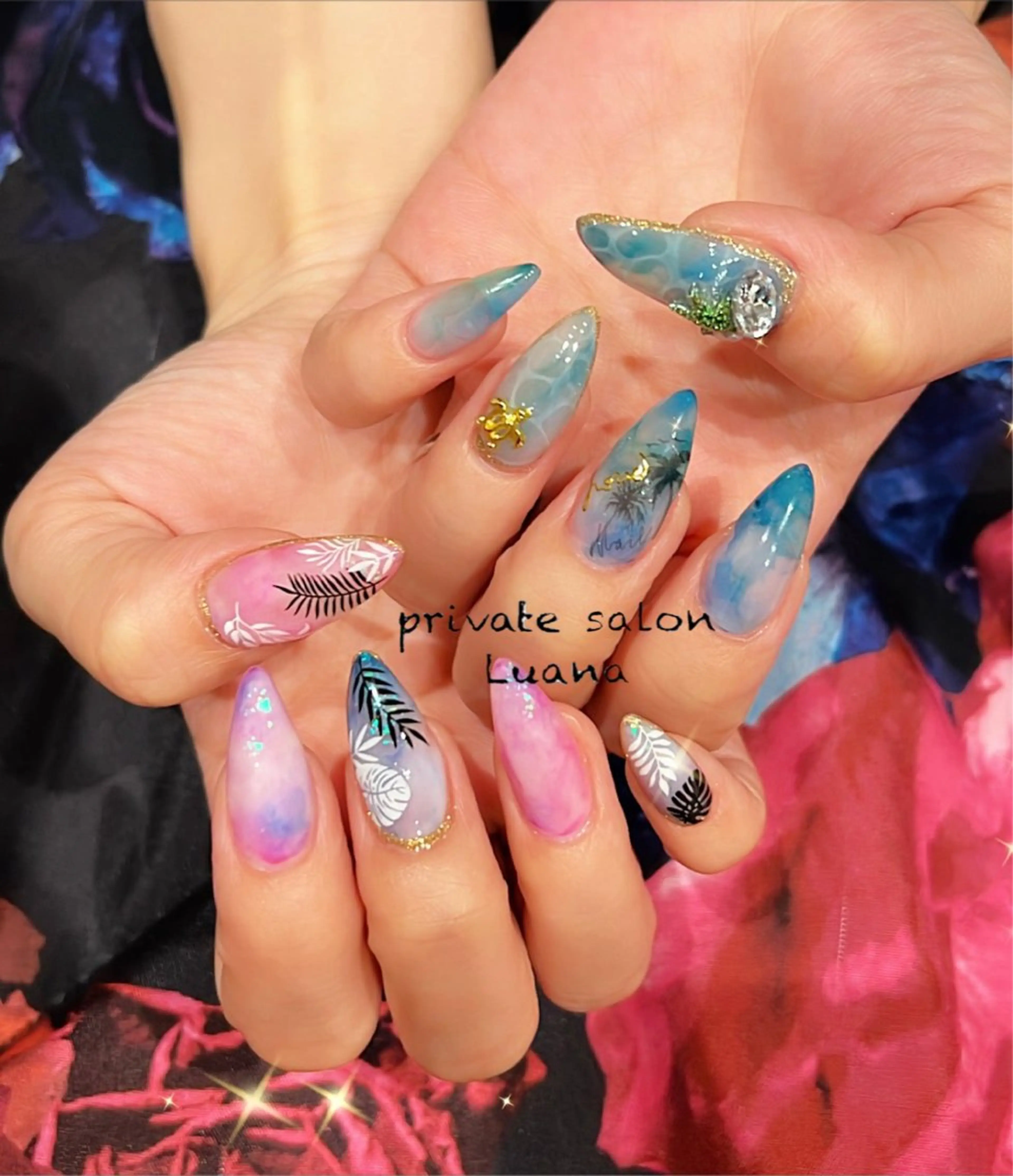 ネイル ハンドネイル 自宅ネイルサロン ルアナのネイルデザイン