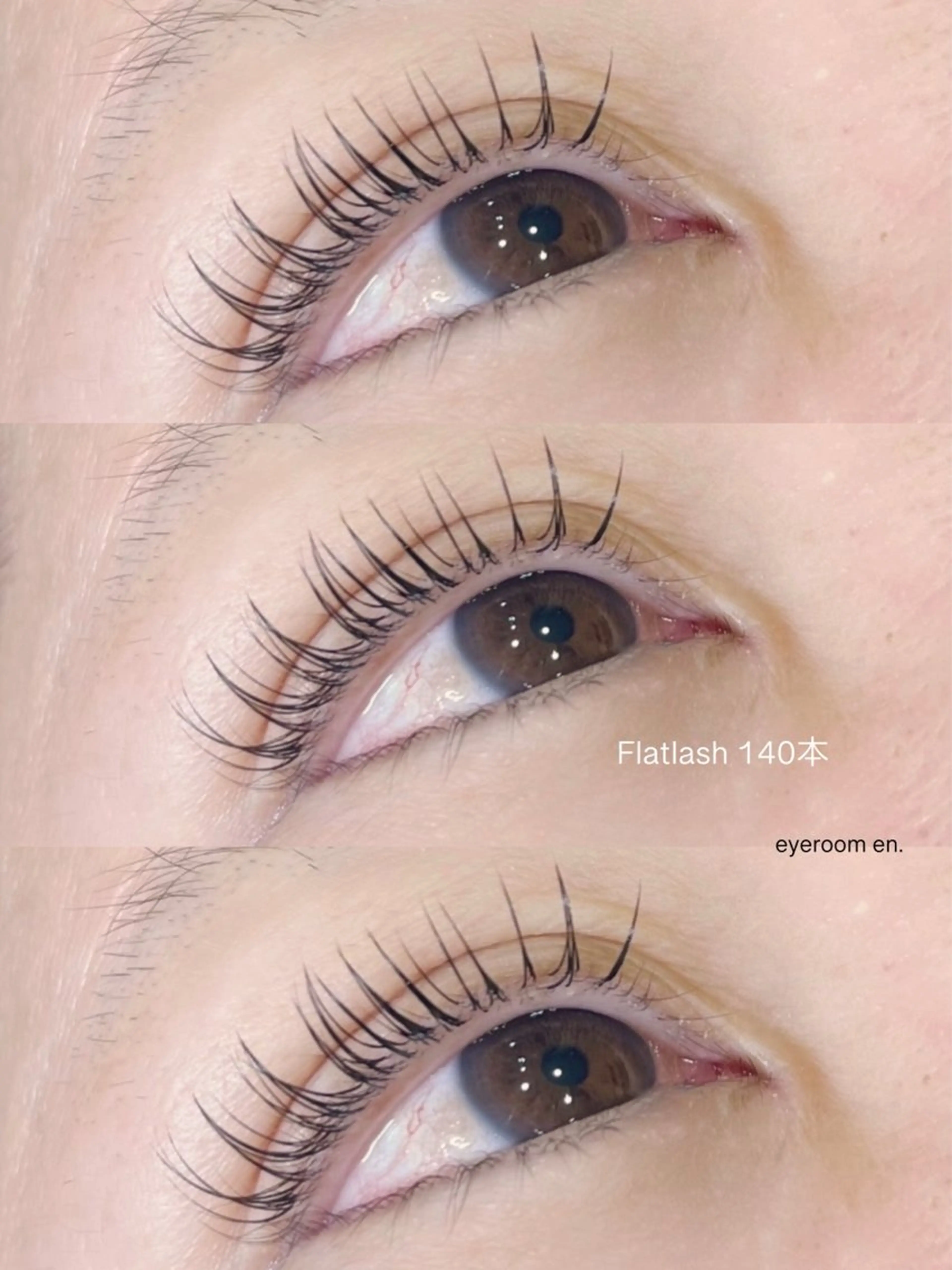 マツエク・マツパ フラットラッシュ eyeroom en.のマツエク・マツパデザイン