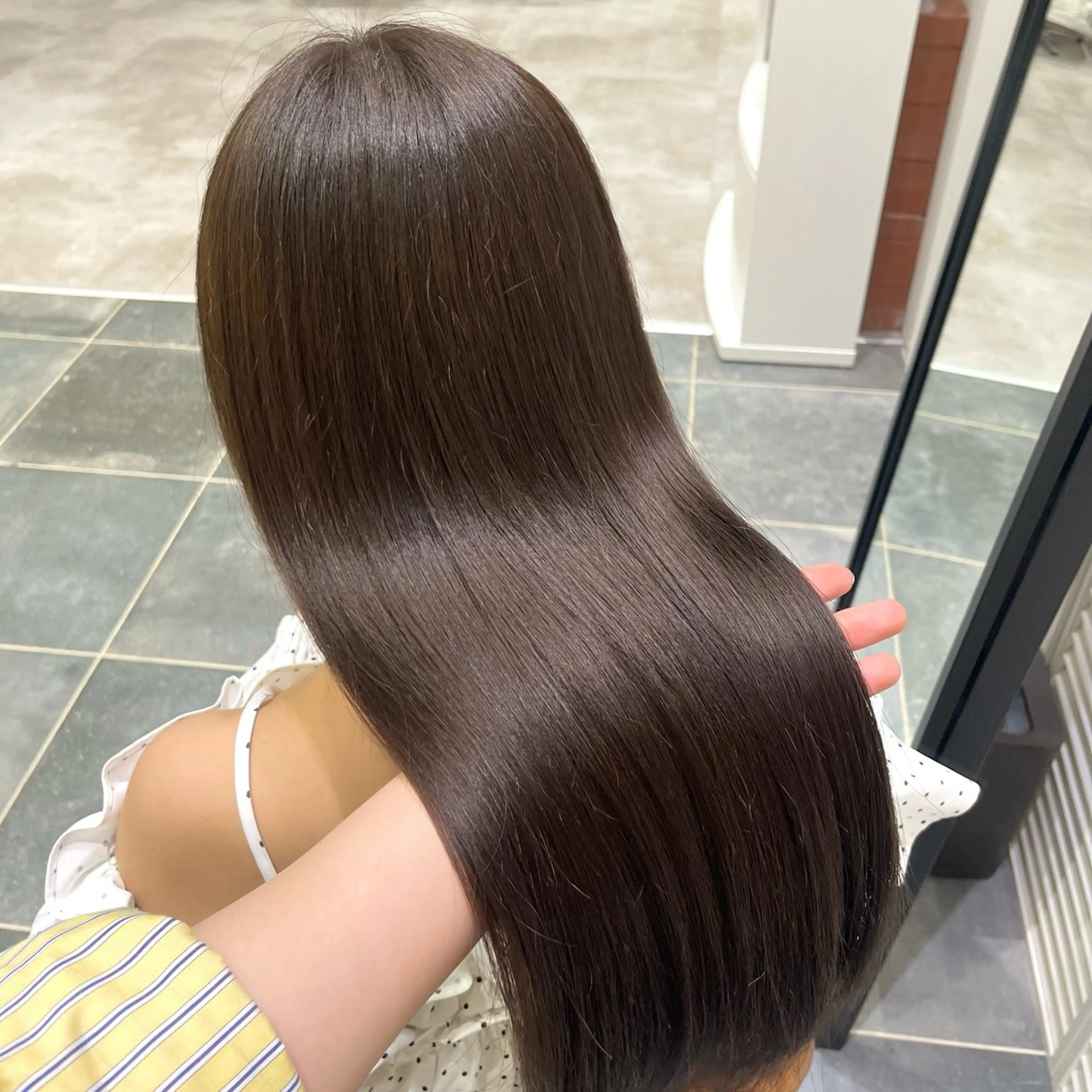 カラー 透明感カラー ヘアカラー トリートメント かわいいを＋🎀𖤐 上品hair/ 星愛のヘアスタイル