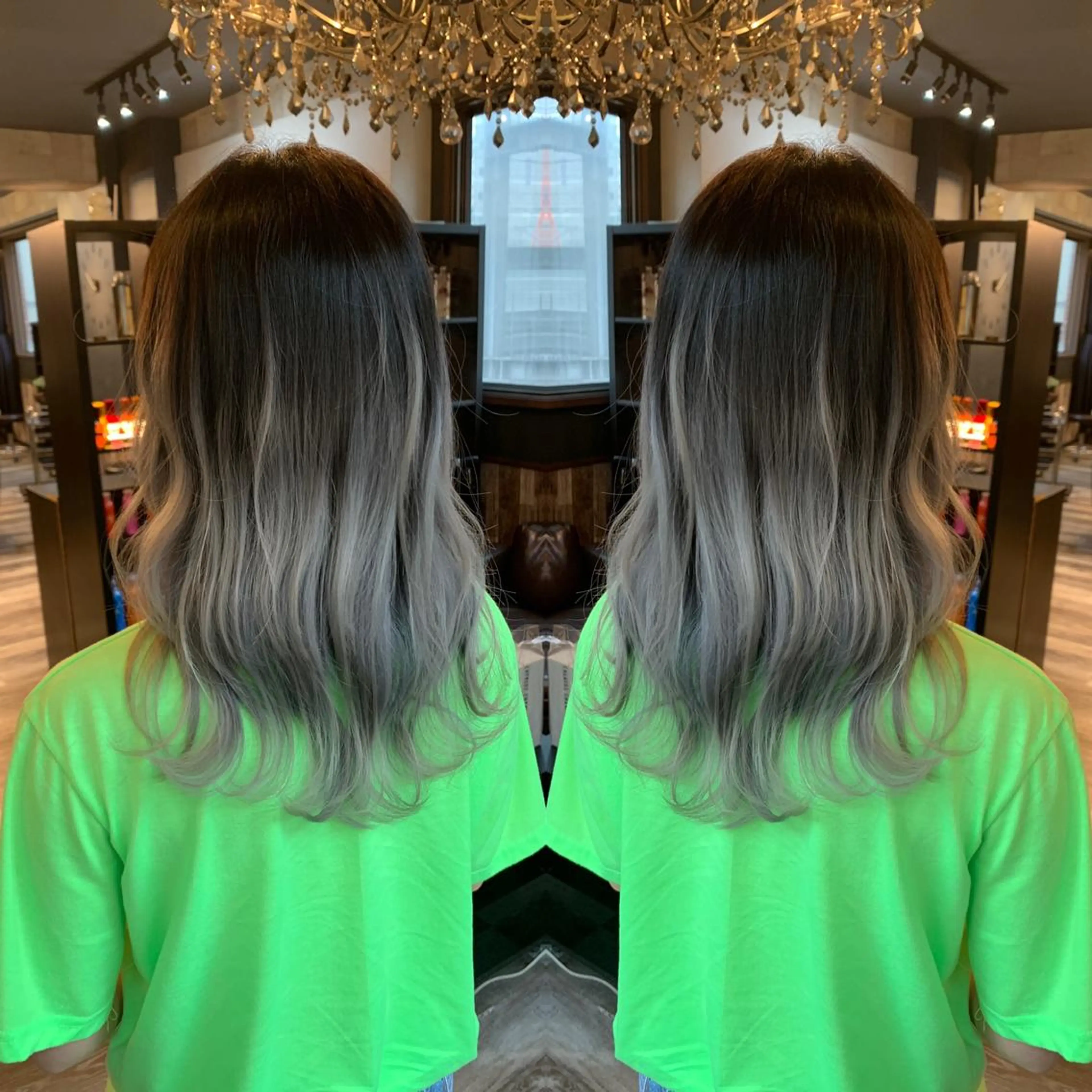 セミロング カラー グラデーションカラー ヘアカラー トリートメント 【KIRA 代表】 TATSUYAのヘアスタイル