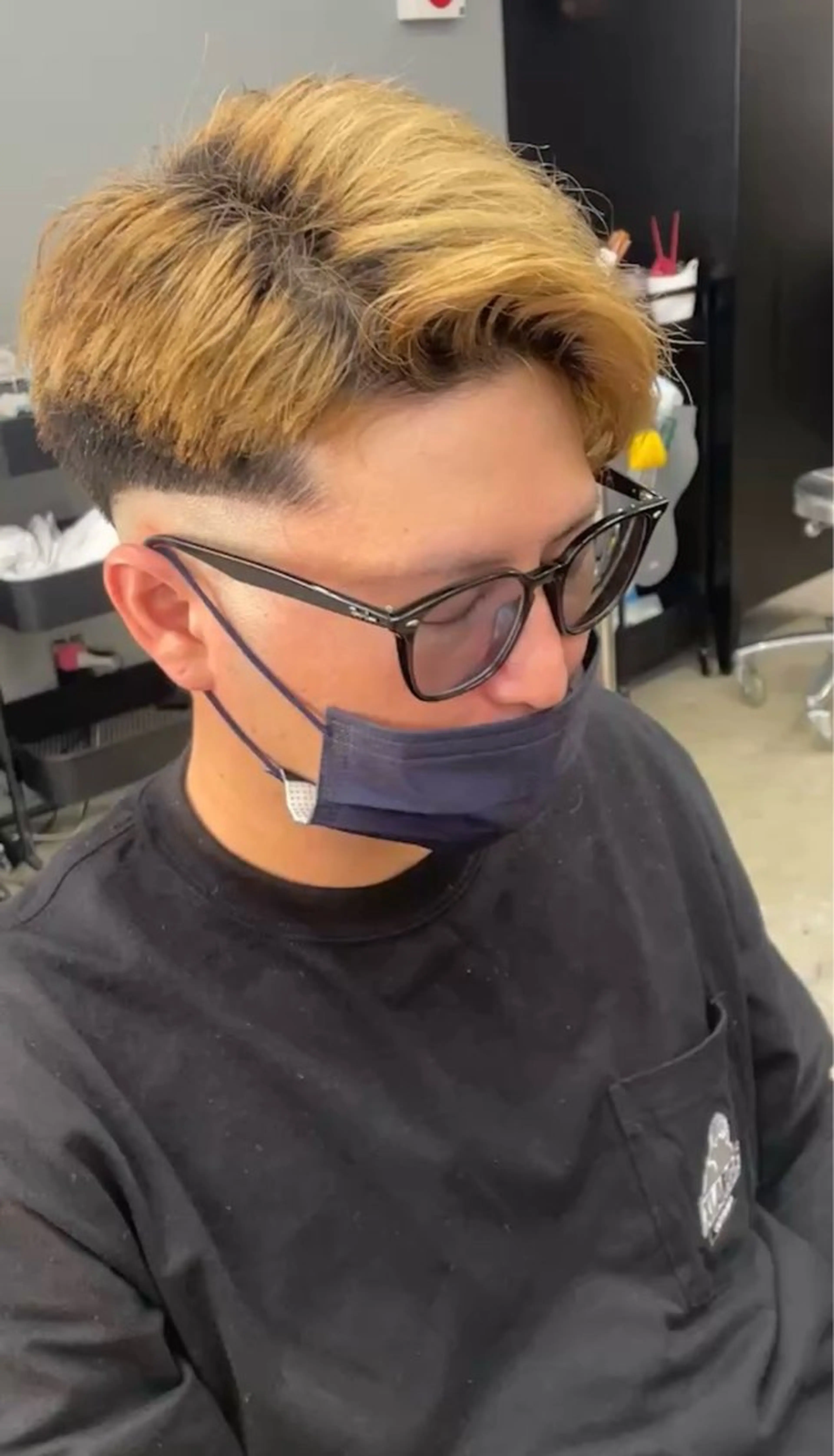 ショート カラー メンズ メンズ専門サロン wokeのヘアスタイル