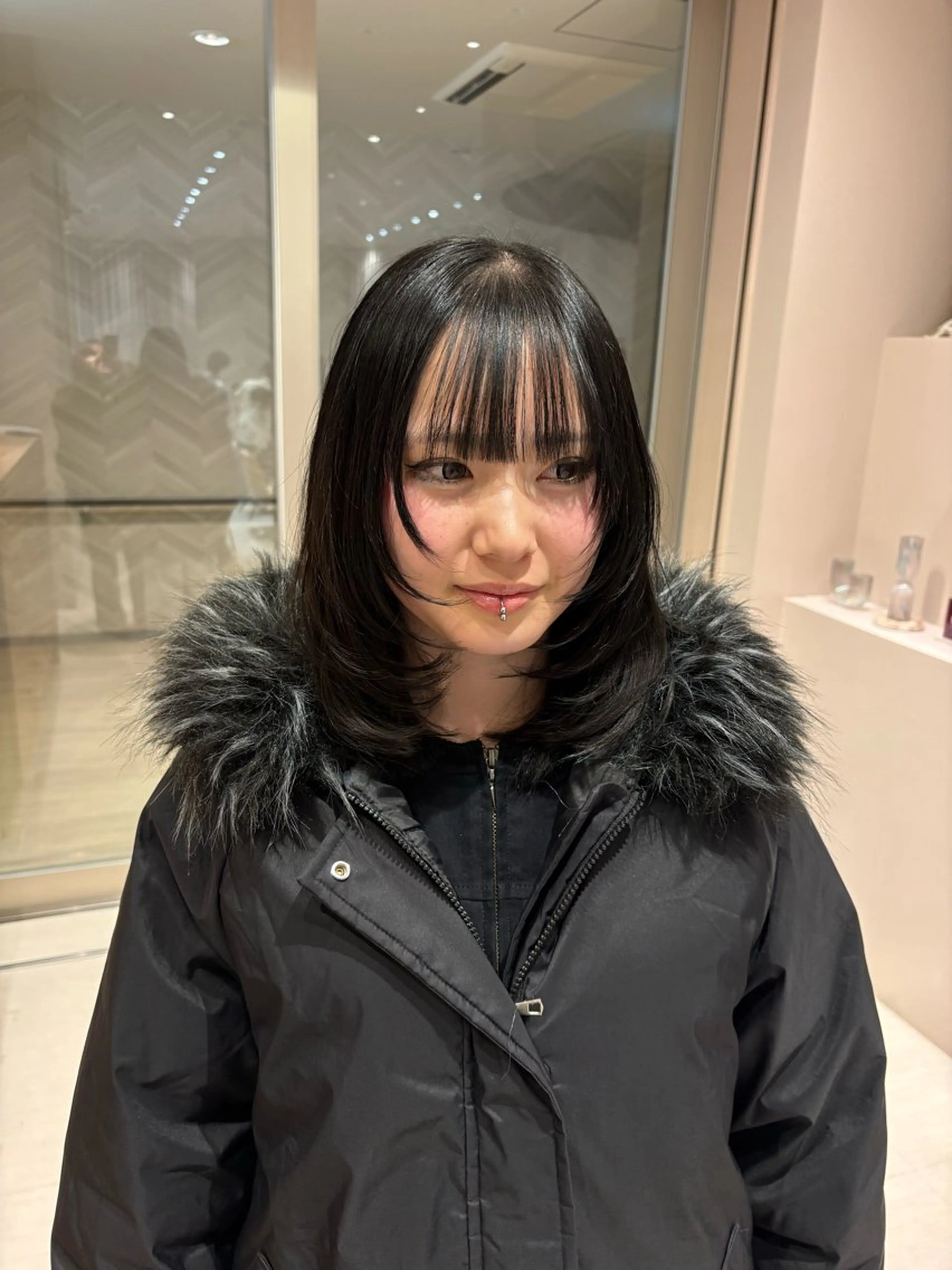 ミディアム yuka/ ヘアセットのヘアスタイル