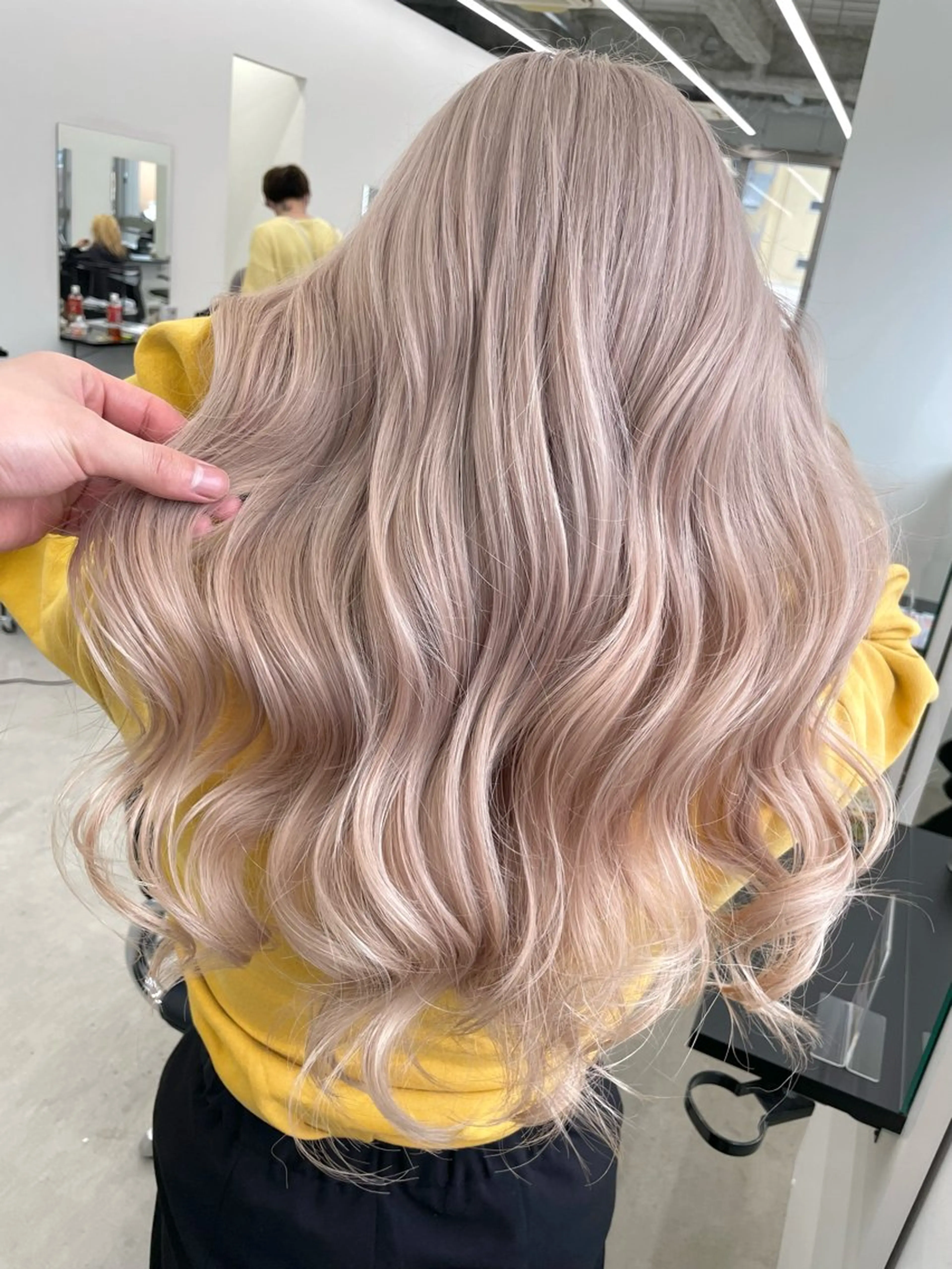 ロング ヘアカラー 中道 晶のヘアスタイル