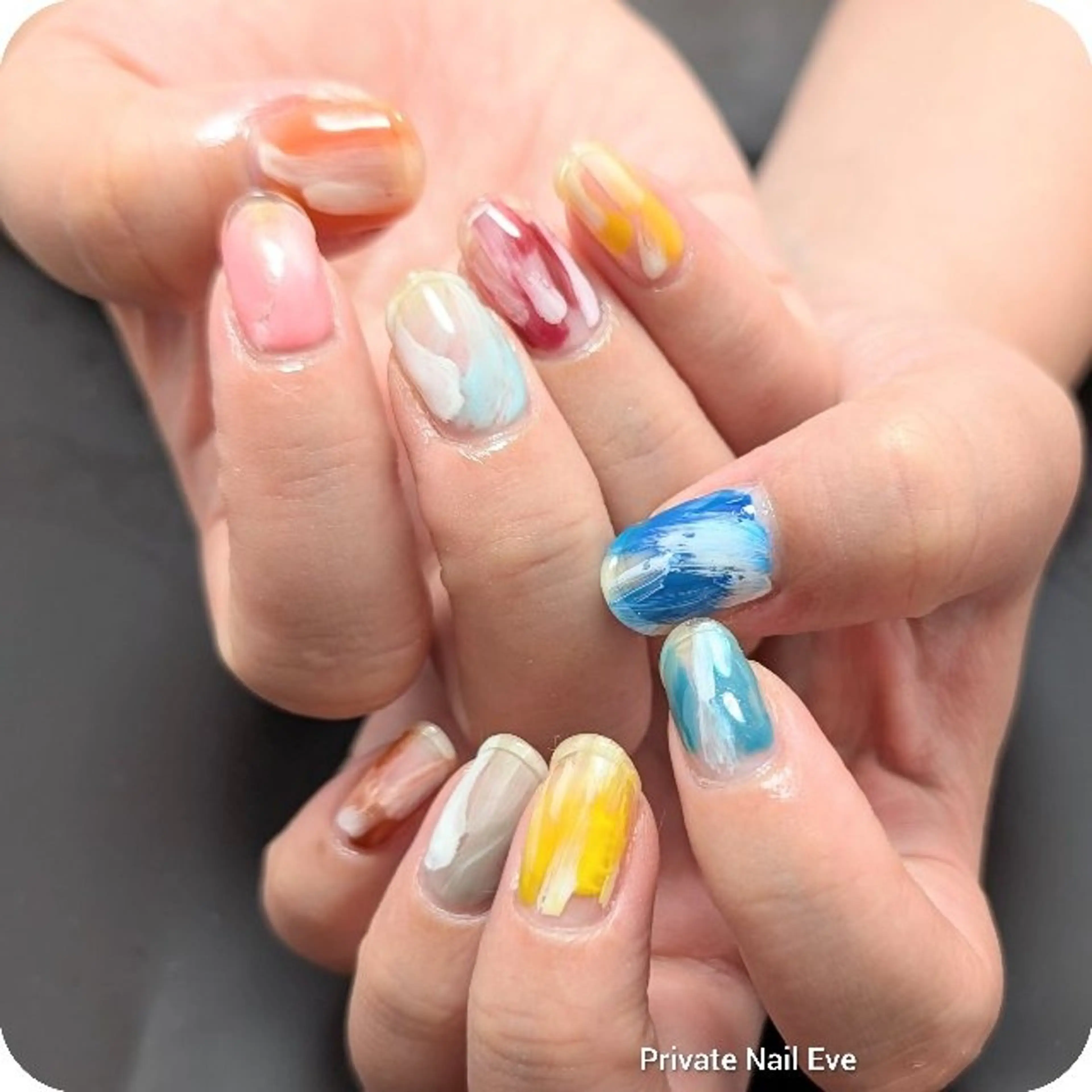 ネイル 持ち込み ニュアンスネイル ハンドネイル ネイル junkoのネイルデザイン