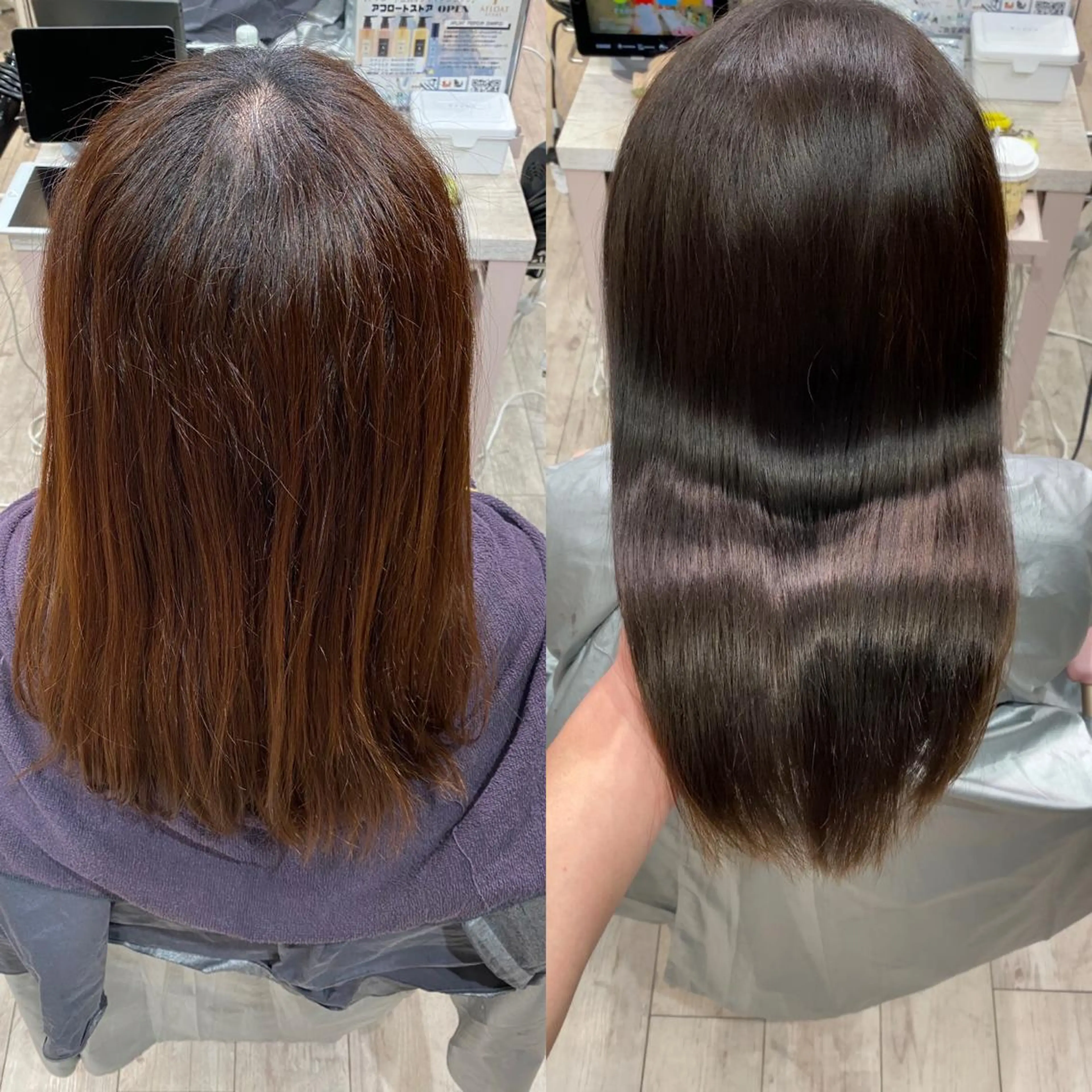 セミロング On所属・顔まわりカット🌟 くびれヘア/寺門遥輝のヘアスタイル