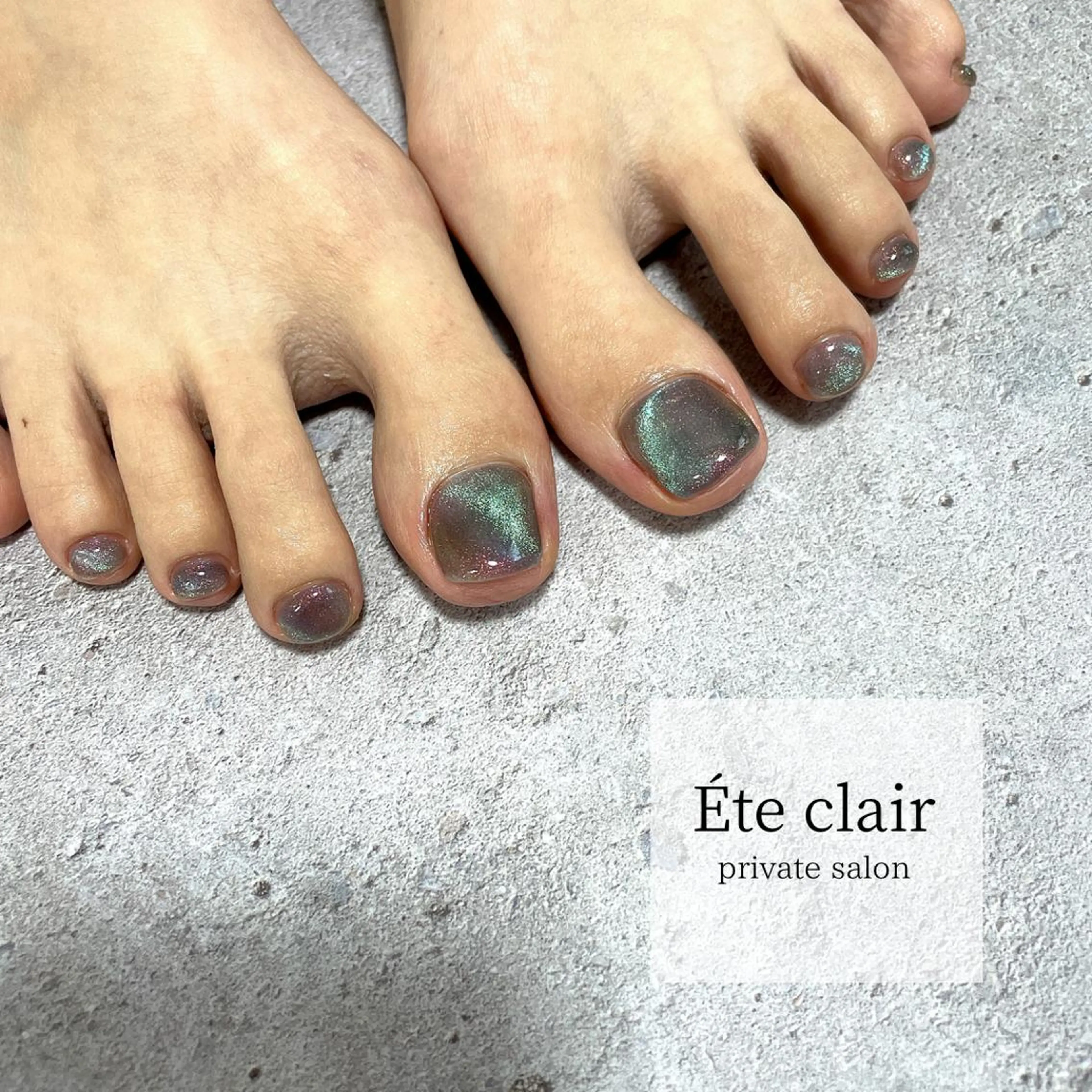 ネイル マグネットネイル Ète clair エテクレールのネイルデザイン