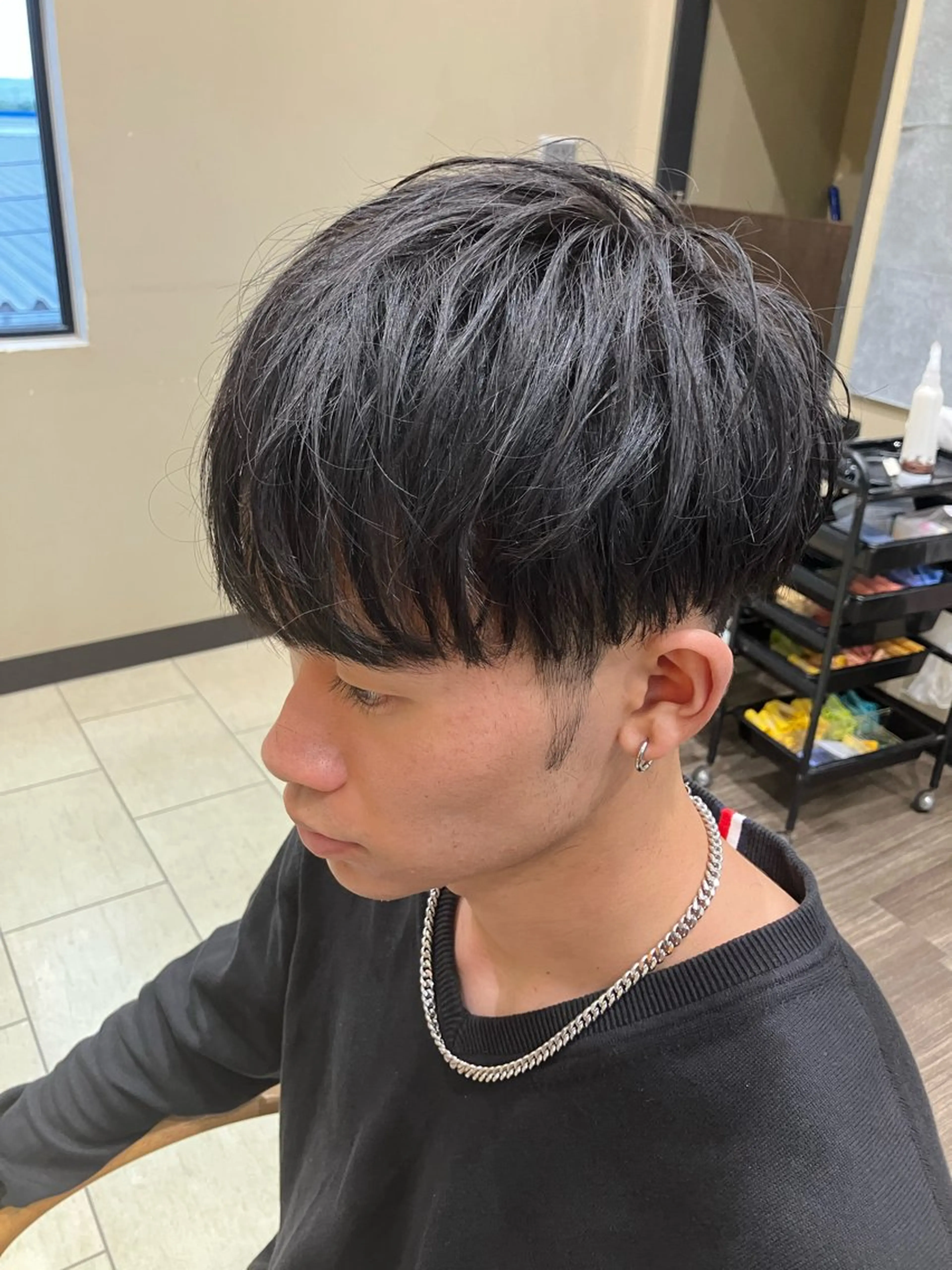メンズ マッシュ 吉田 健吏のヘアスタイル