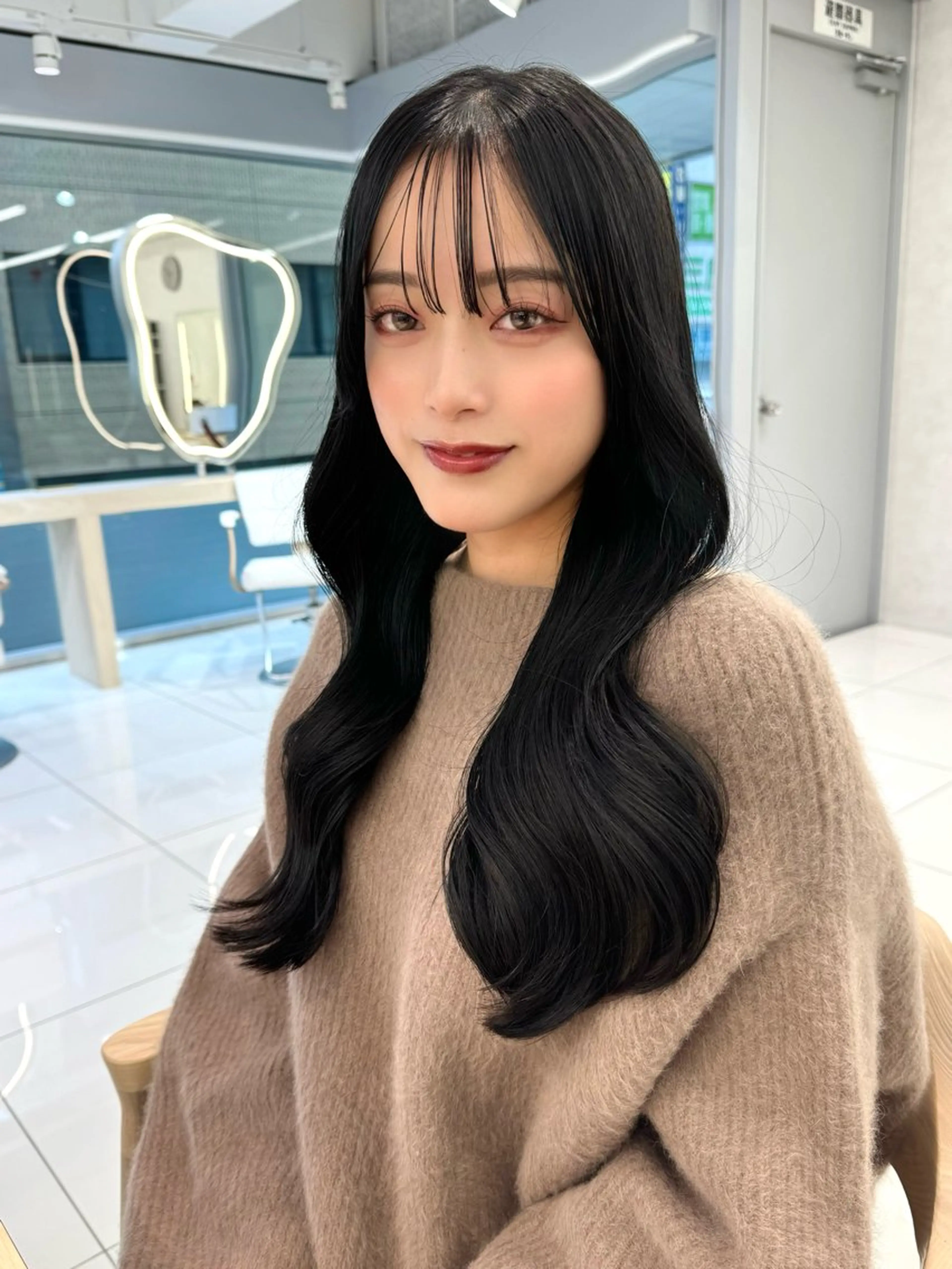 ロング 顔周り🇰🇷韓国 レイヤー/いづみ💞のヘアスタイル