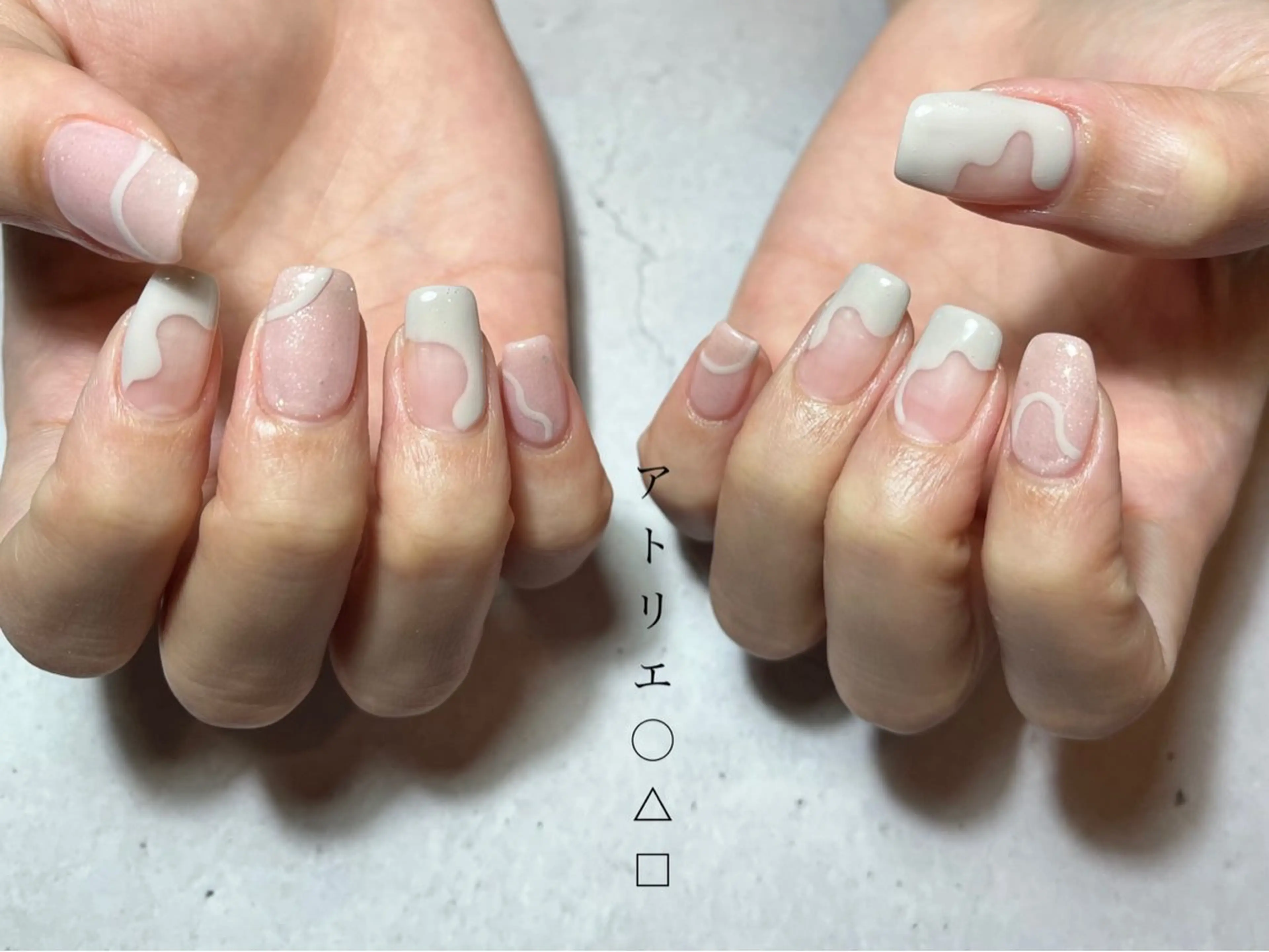 ネイル ハンドネイル アトリエ ○△□のネイルデザイン