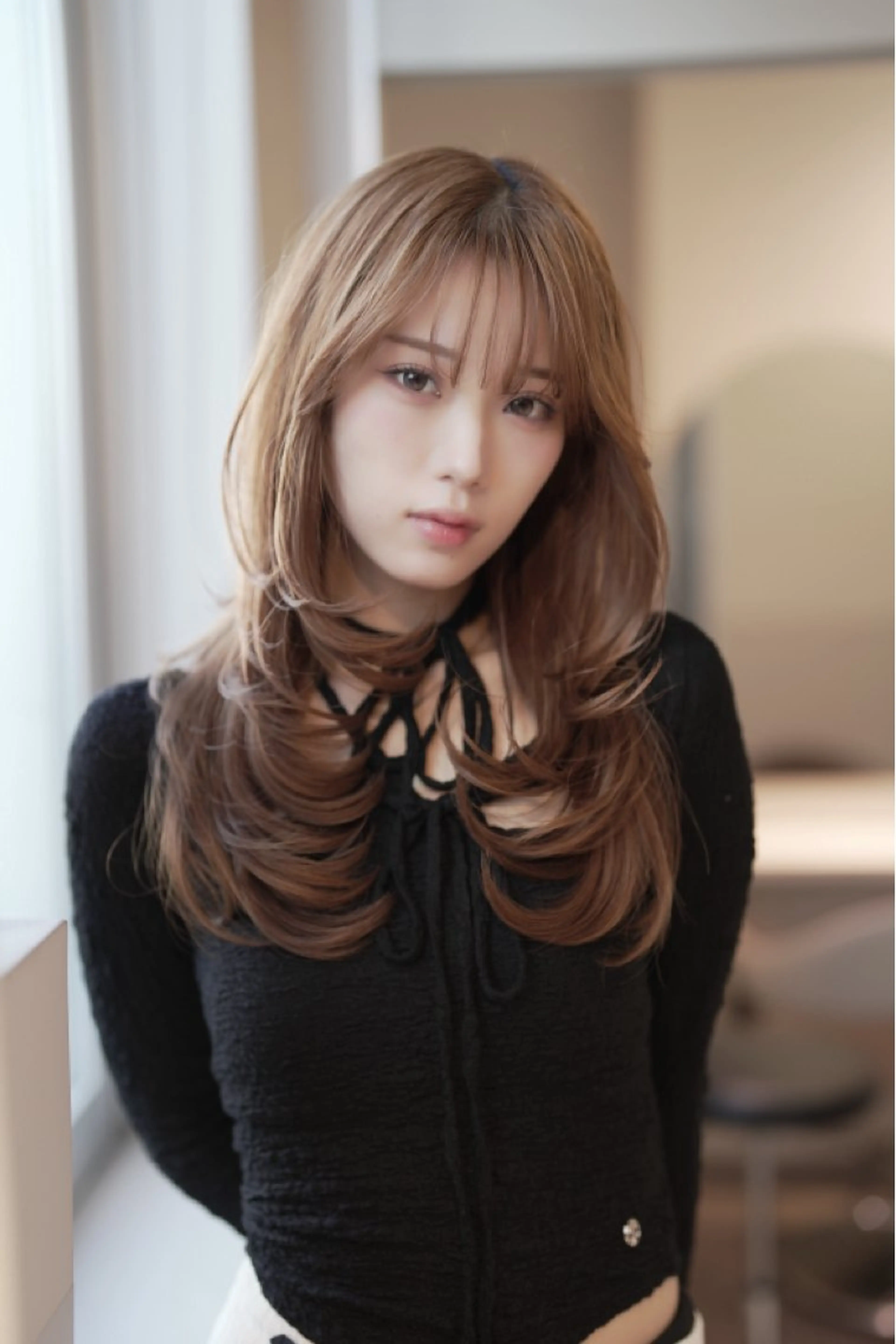 まとまる⭕️ロングレイヤーカット+リペアトリートメントの写真