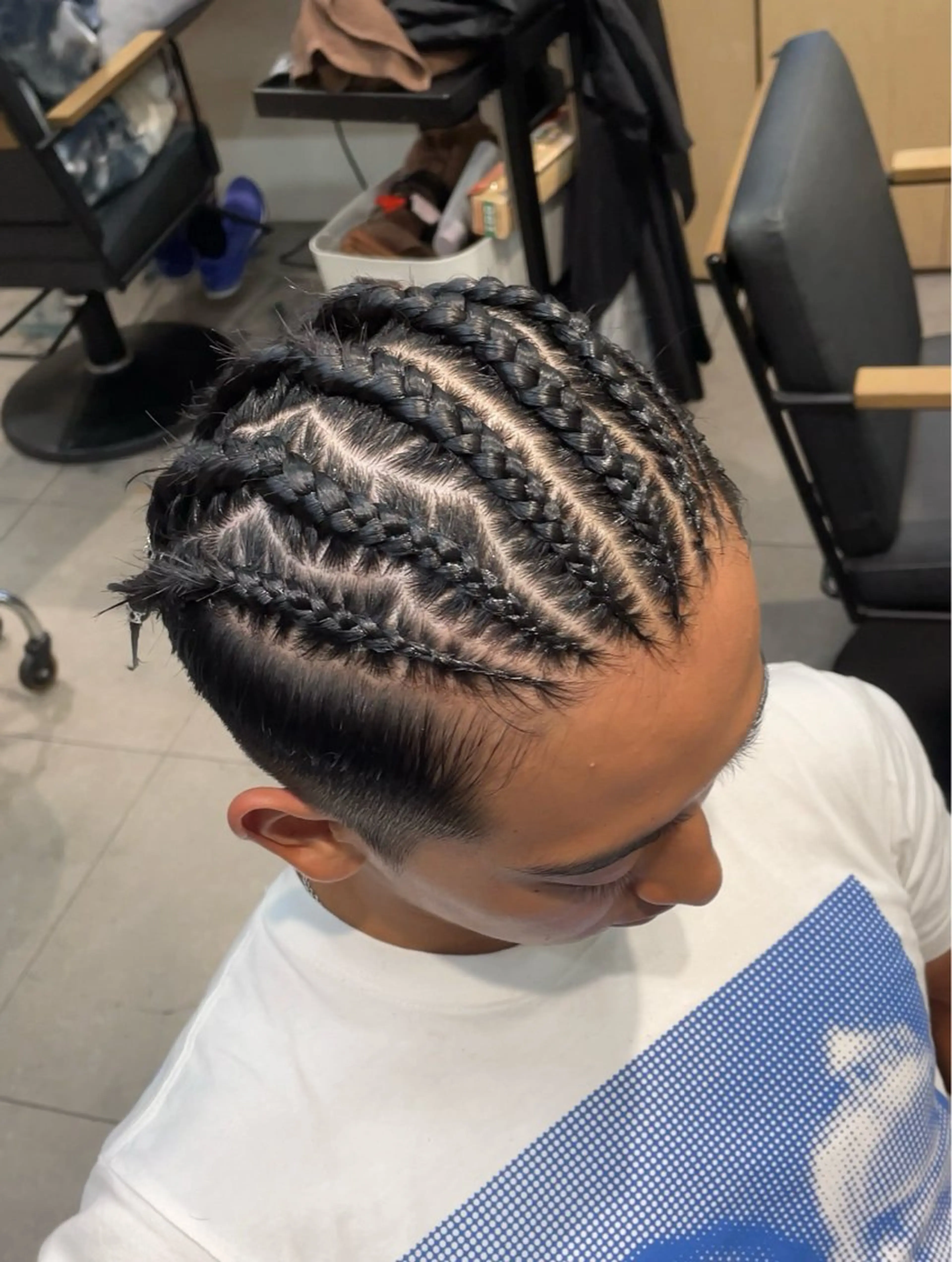 ヘアアレンジ メンズ ヘアセット Le'a所属・渋谷/フェード/ 國分 翔のヘアスタイル