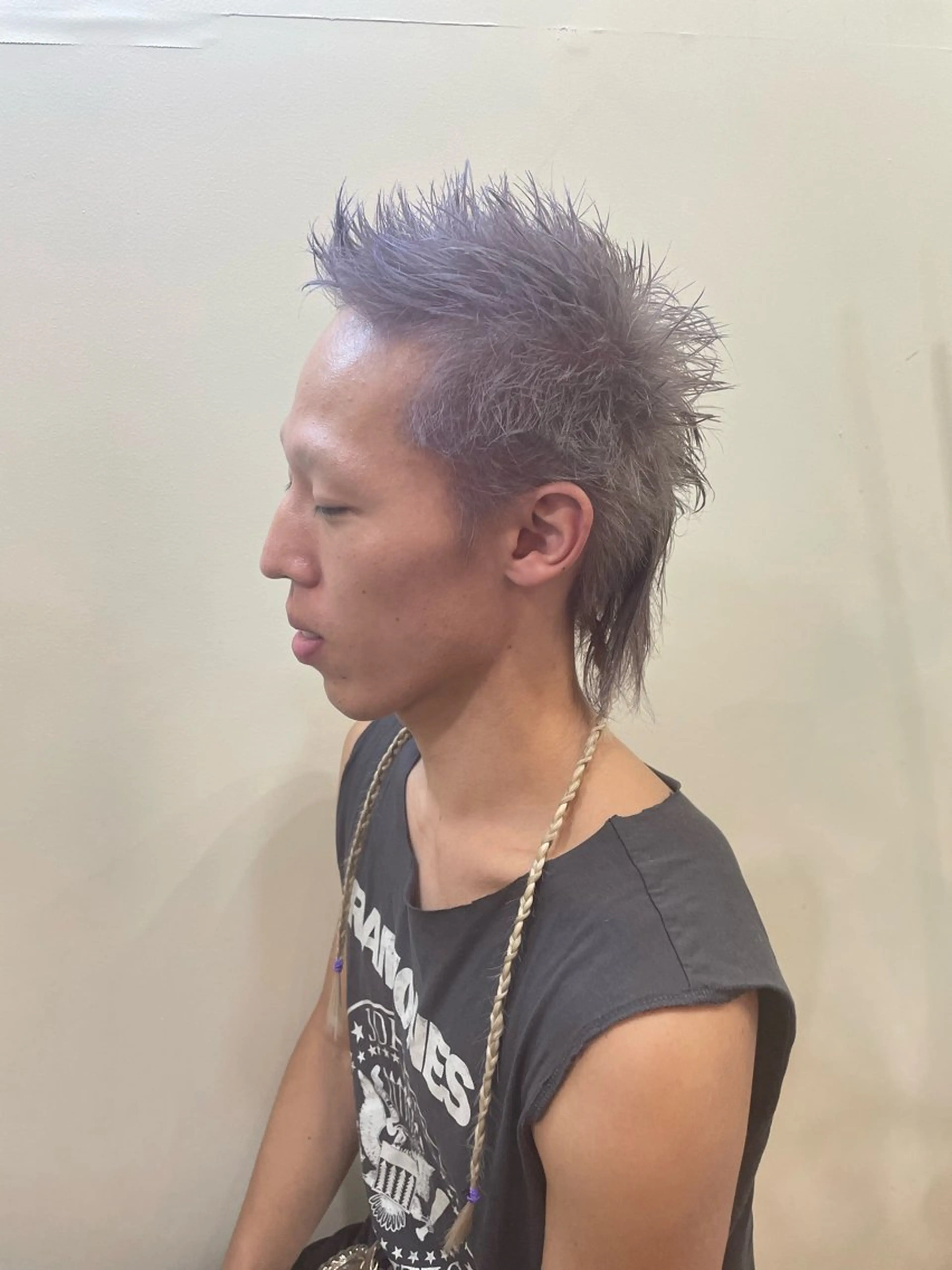 ショート カラー メンズ エクステ ヘアカラー エクステ WEST OLAND加藤圭介のヘアスタイル