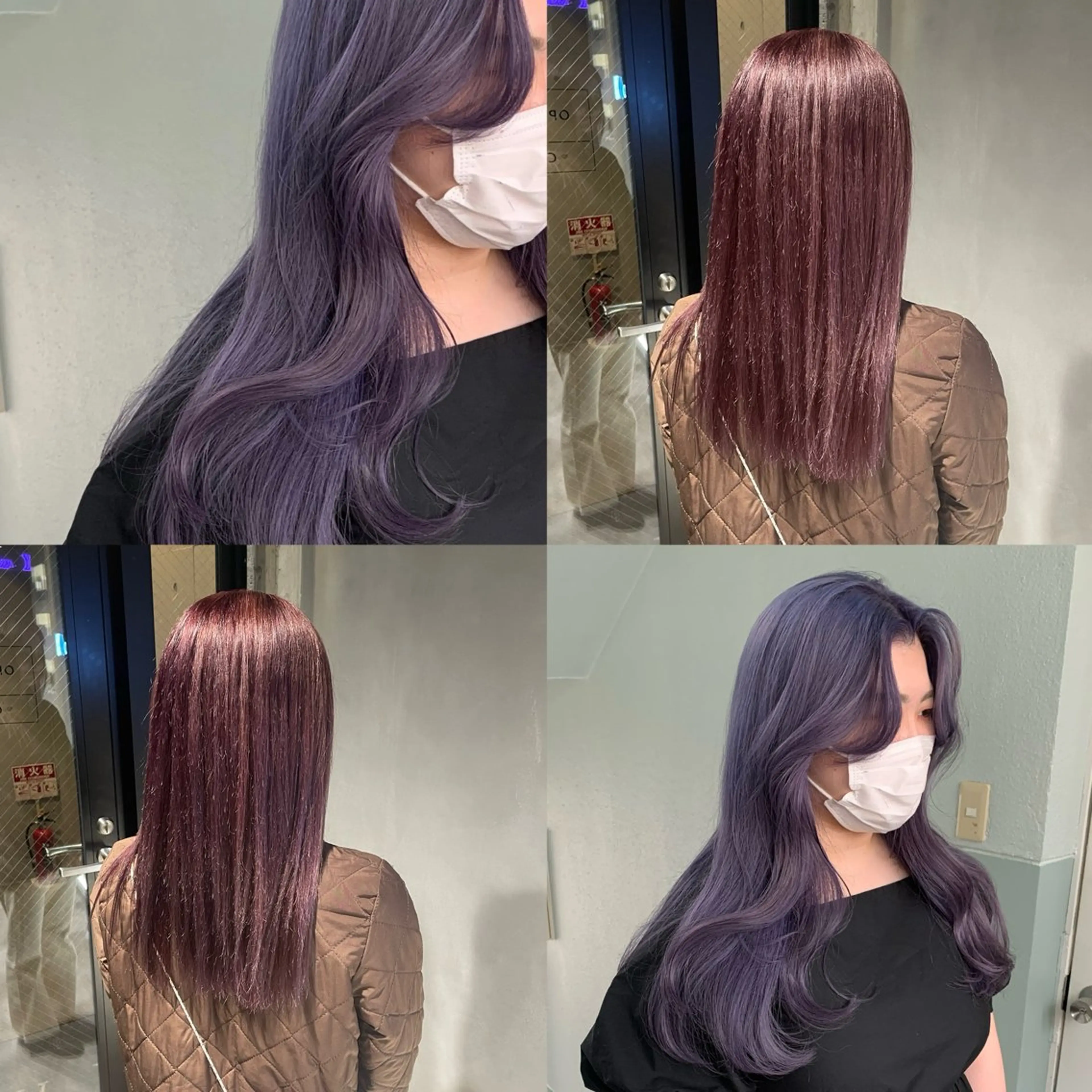 ロング カラー ブリーチ ピンクカラー 暖色/ハイトーン/ カラー/HBLのヘアスタイル