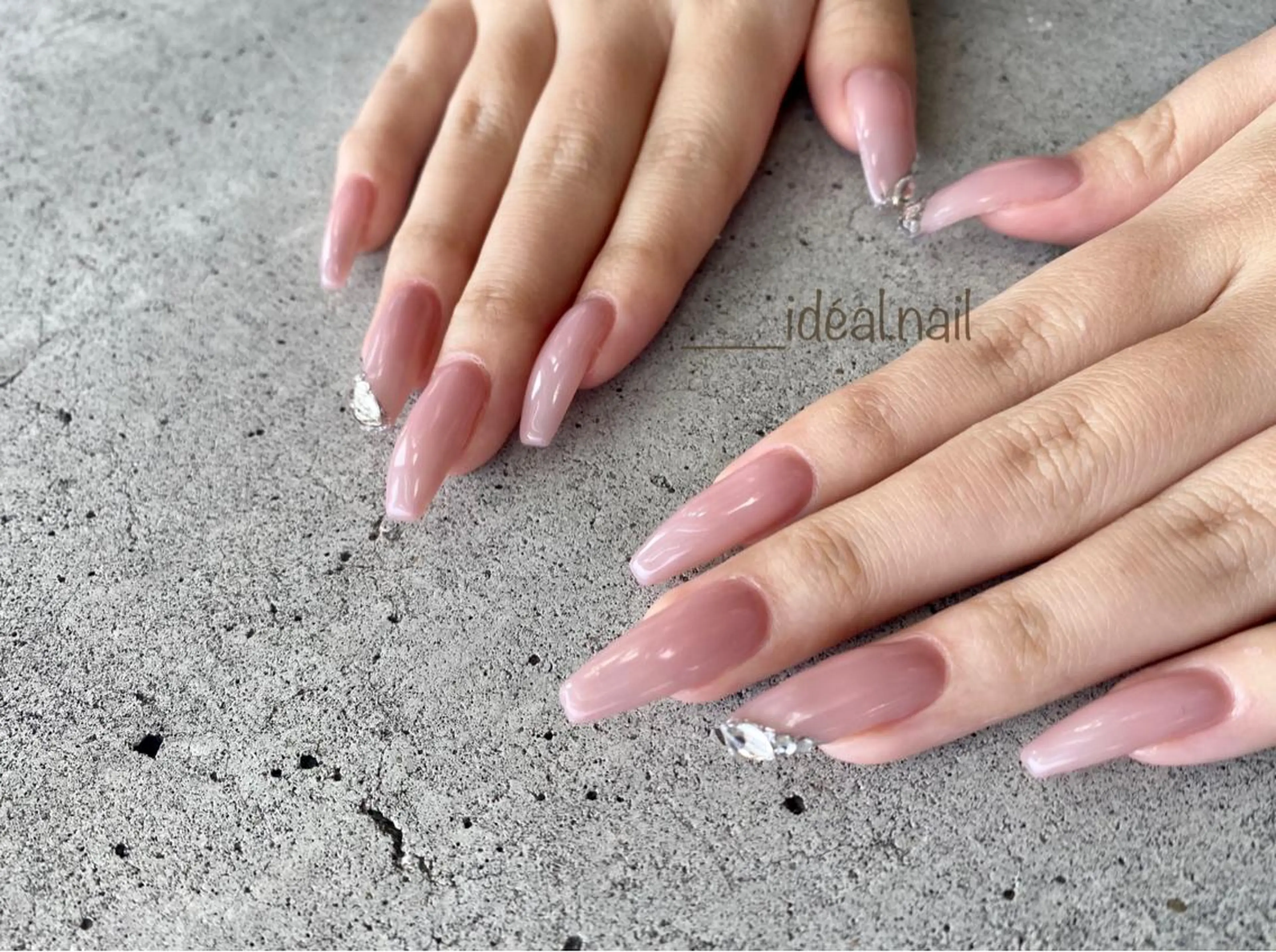 ネイル ロングネイル シンプルネイル ide. Mikiのネイルデザイン